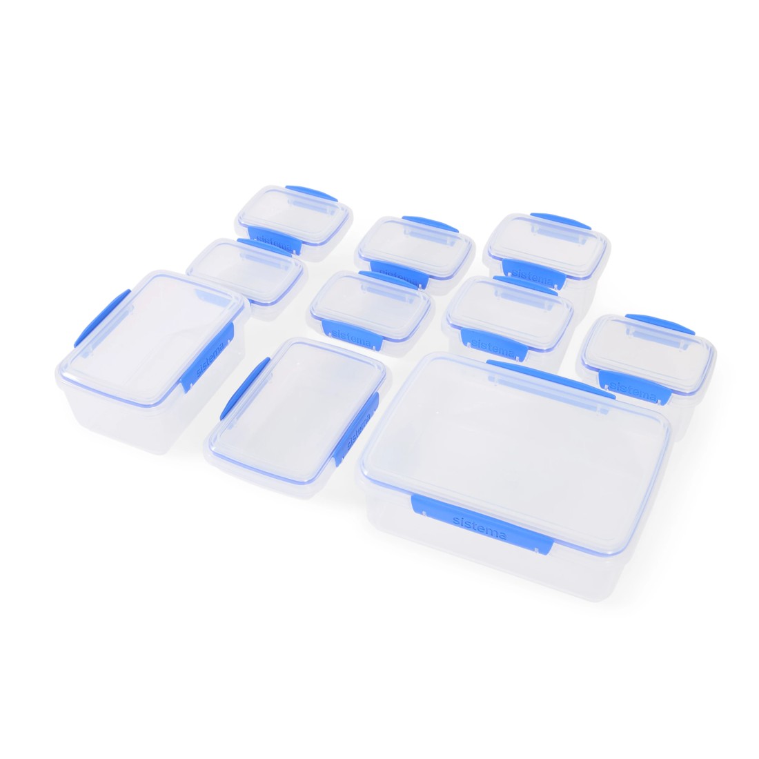 4 10 Pack Sistema Klip It Food Storage Container Set, 4 of 6