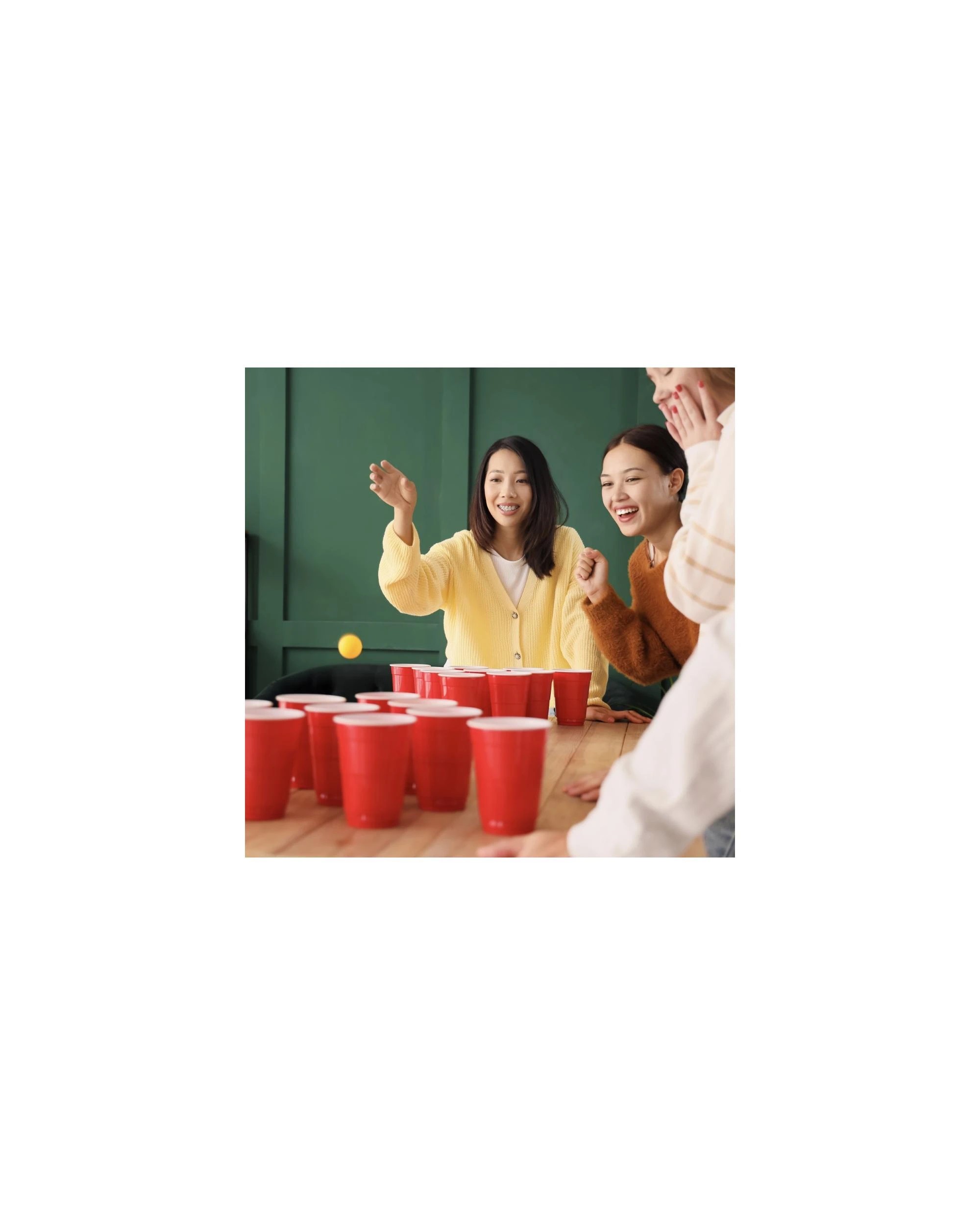 4 Action Sports 240 Ping Pong Table Tennis Balls (4 Tubs of 60) - Orange, 4 of 8
