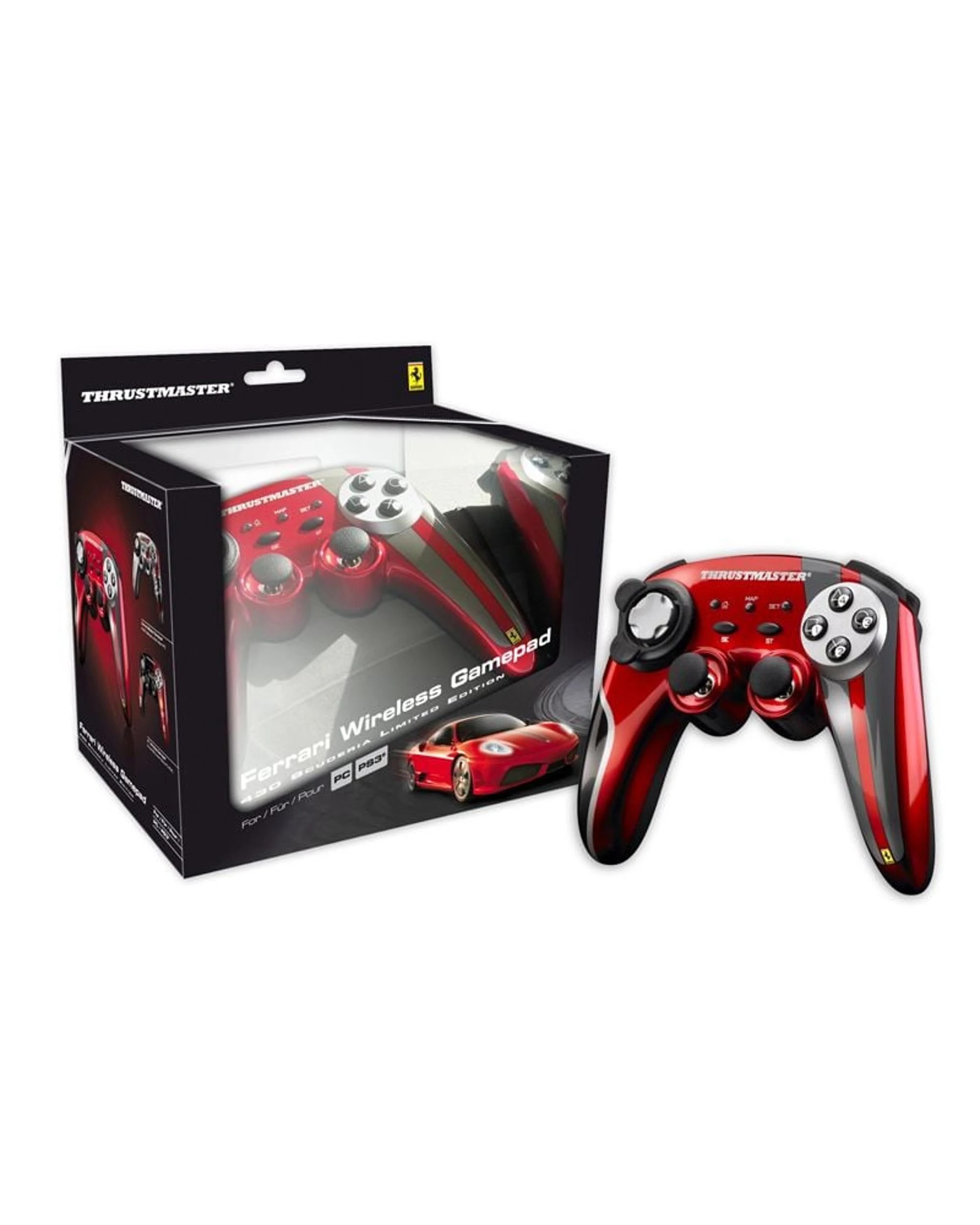1 Thrustmaster Ferrari F430 Scuderia wireless gamepad for PC and PS3, 1 of 6
