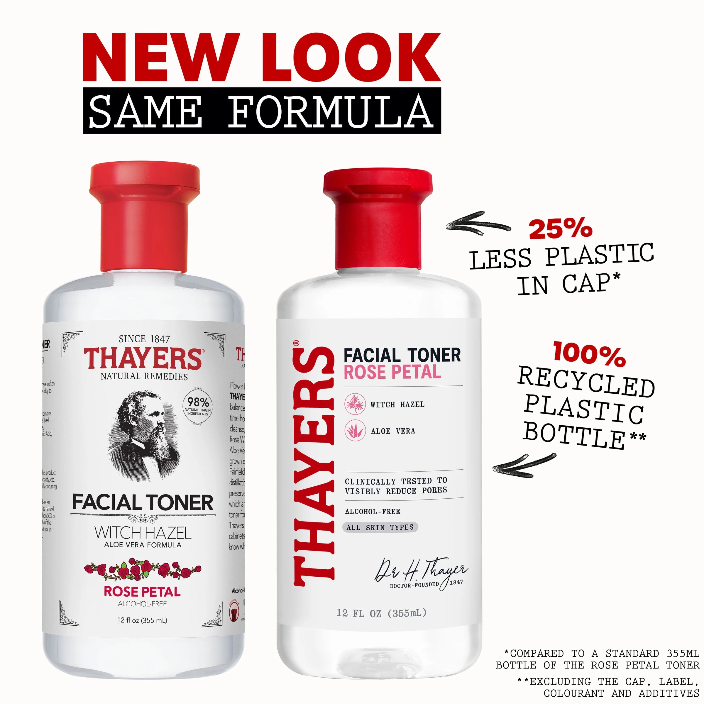 2 Thayers Rose Petal Alcohol Free Facial Toner 355ml - Witch Hazel and Aloe Vera, 2 of 9