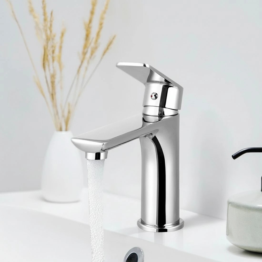 4 Cefito Bathroom Basin Mixer Tap Brass Faucet Vanity Laundry Sink - Silver, 4 of 4