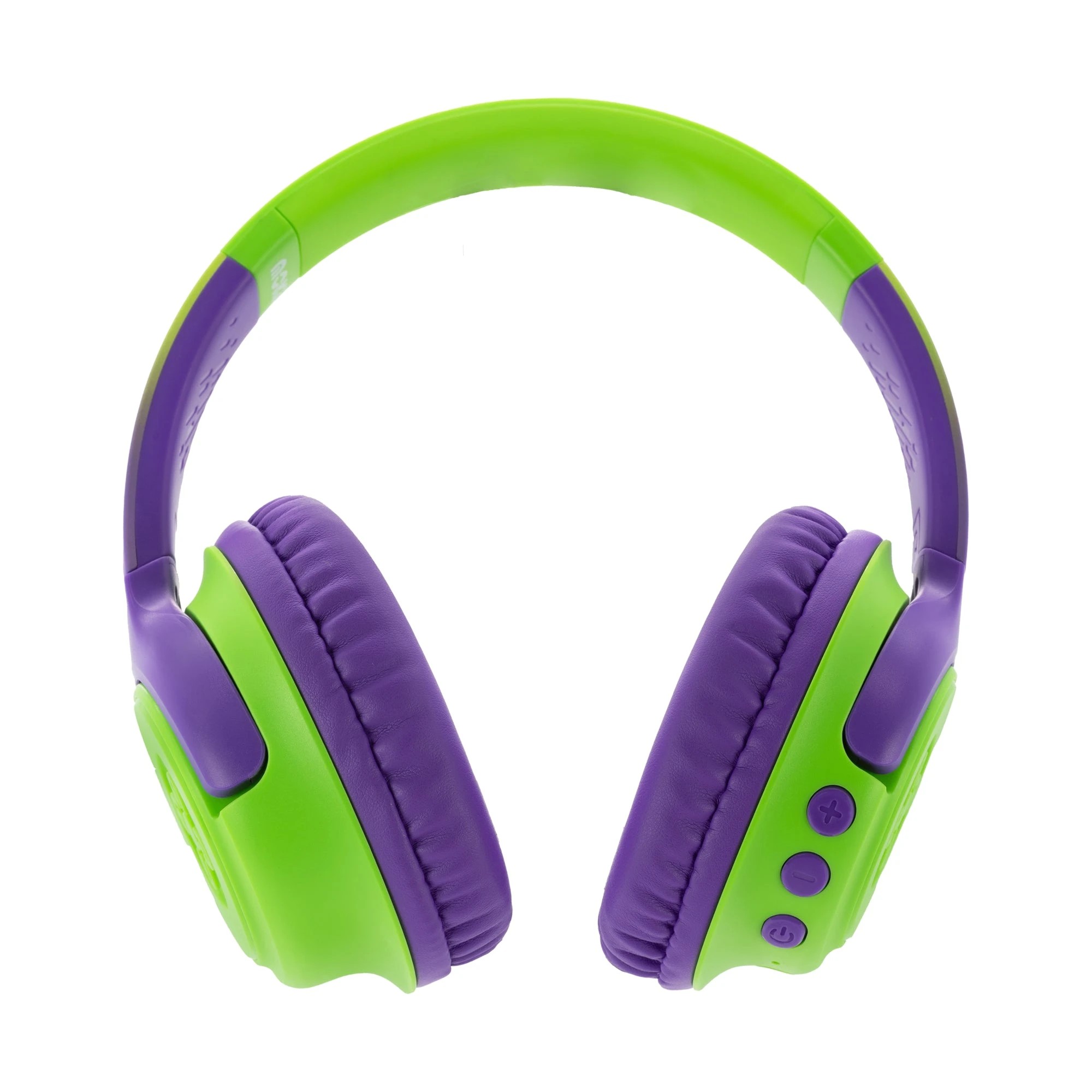 4 Moki Mixi Kids Volume-Limited Wireless Headphones - Green/Purple - Multi, 4 of 4
