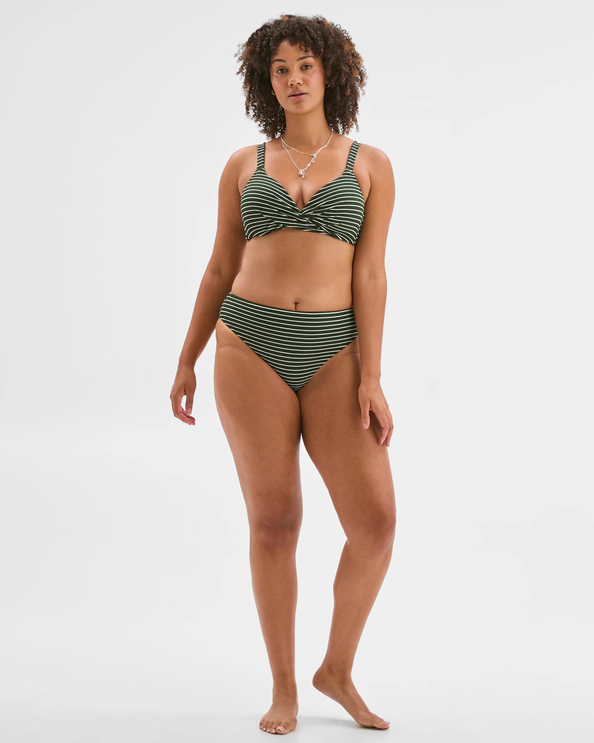7 Target Woman Rope Texture High Waisted Briefs KOMBU STRIPE, 7 of 10