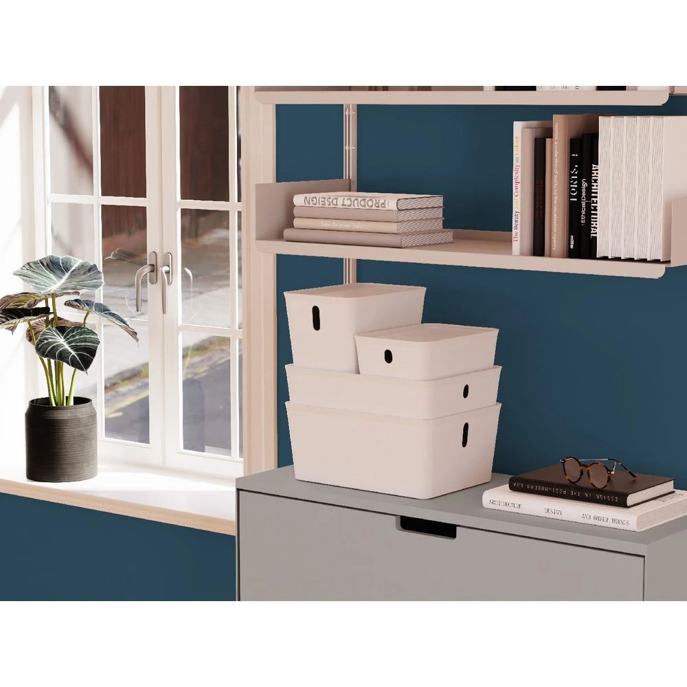 5 Otto 4.8L PET Modular Basket Medium Tall White, 5 of 6