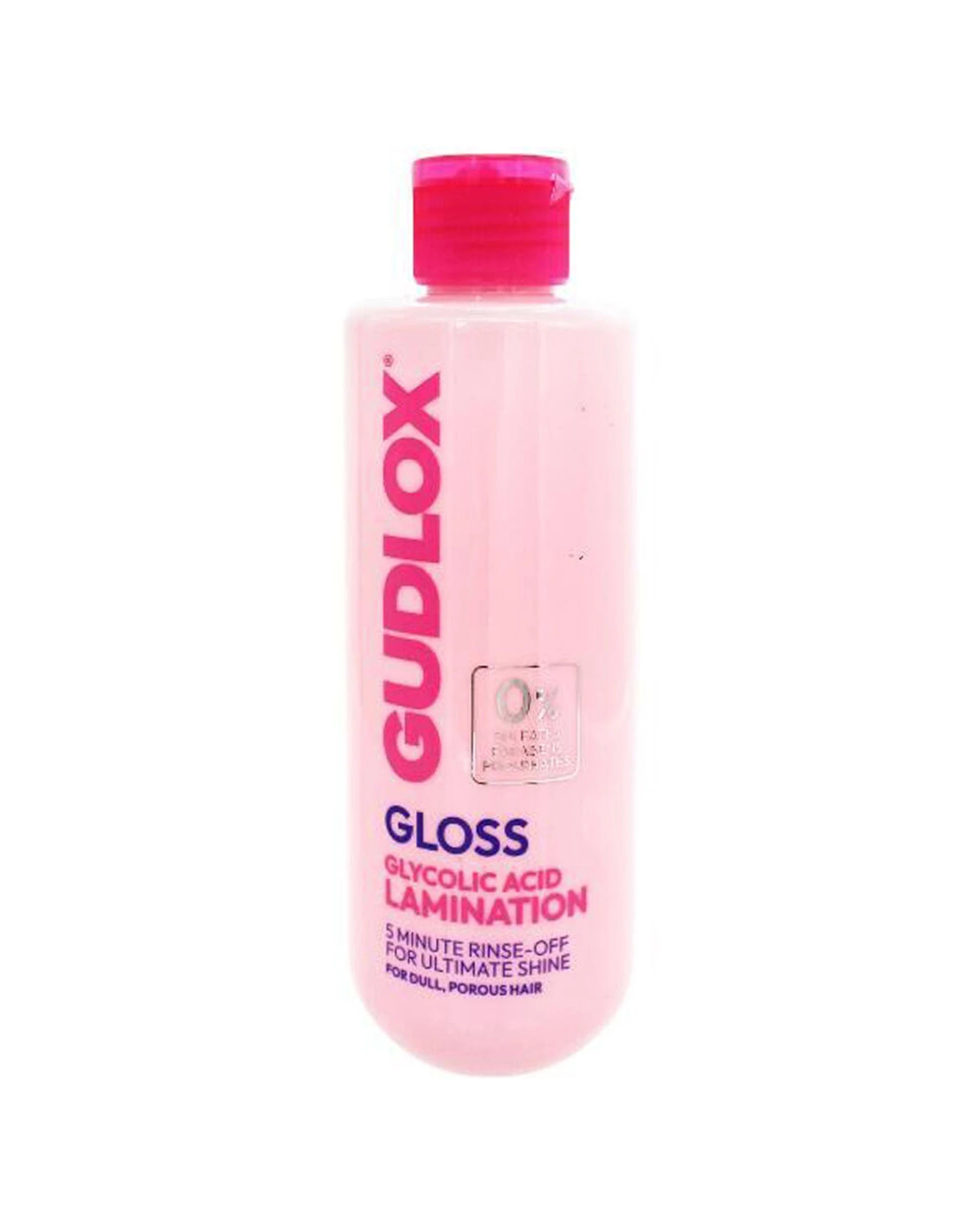 2 Gudlox 6PK Gloss Glycolic Acid Lamination For Dull And Porous Hair Treatment 200ml - Pink, 2 of 3