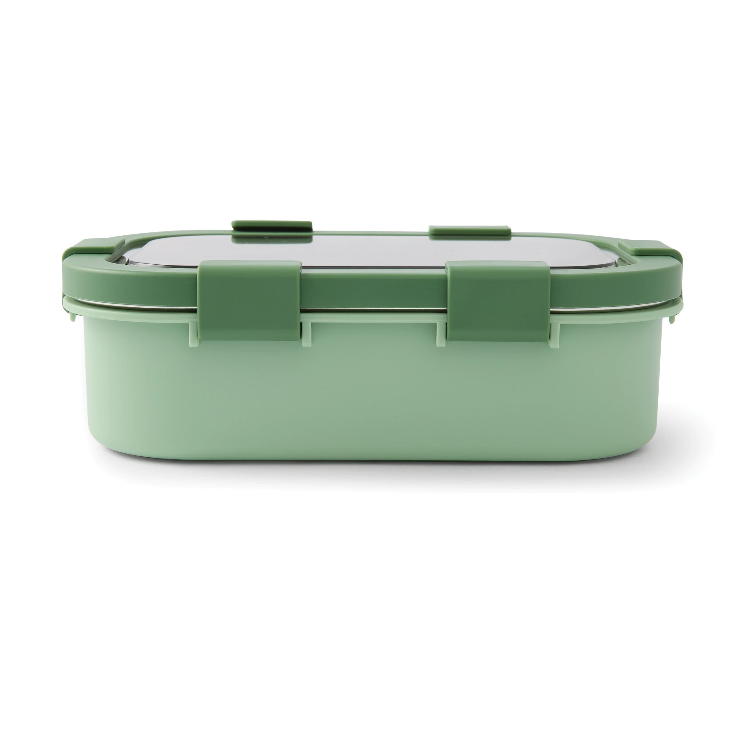 6 650ml Green Stainless Steel Lunch Box, 6 of 10