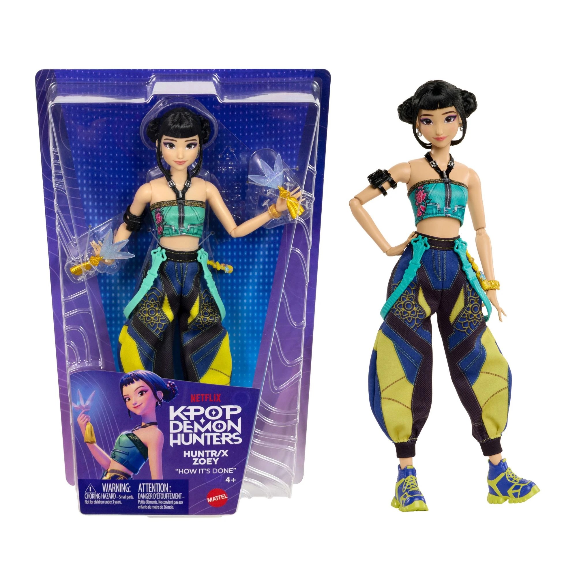 1 KPop Demon Hunters HUNTR/X Zoey Fashion Doll, 1 of 6