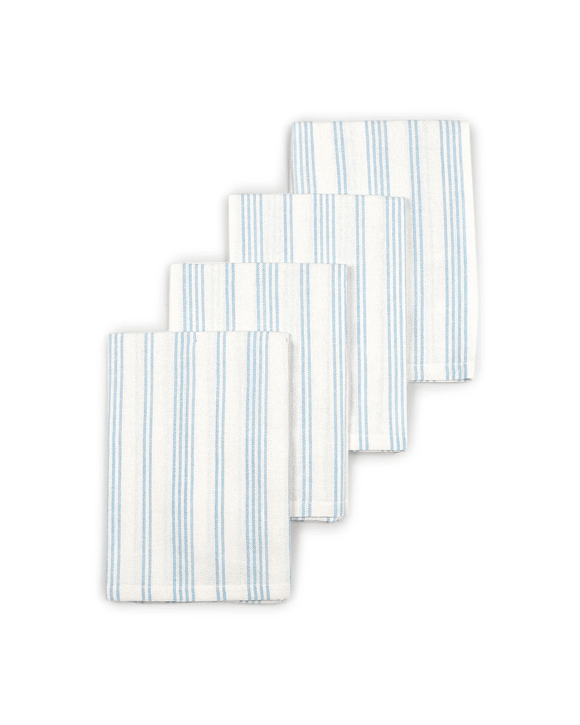 4 Pack Blue Stripe Napkins