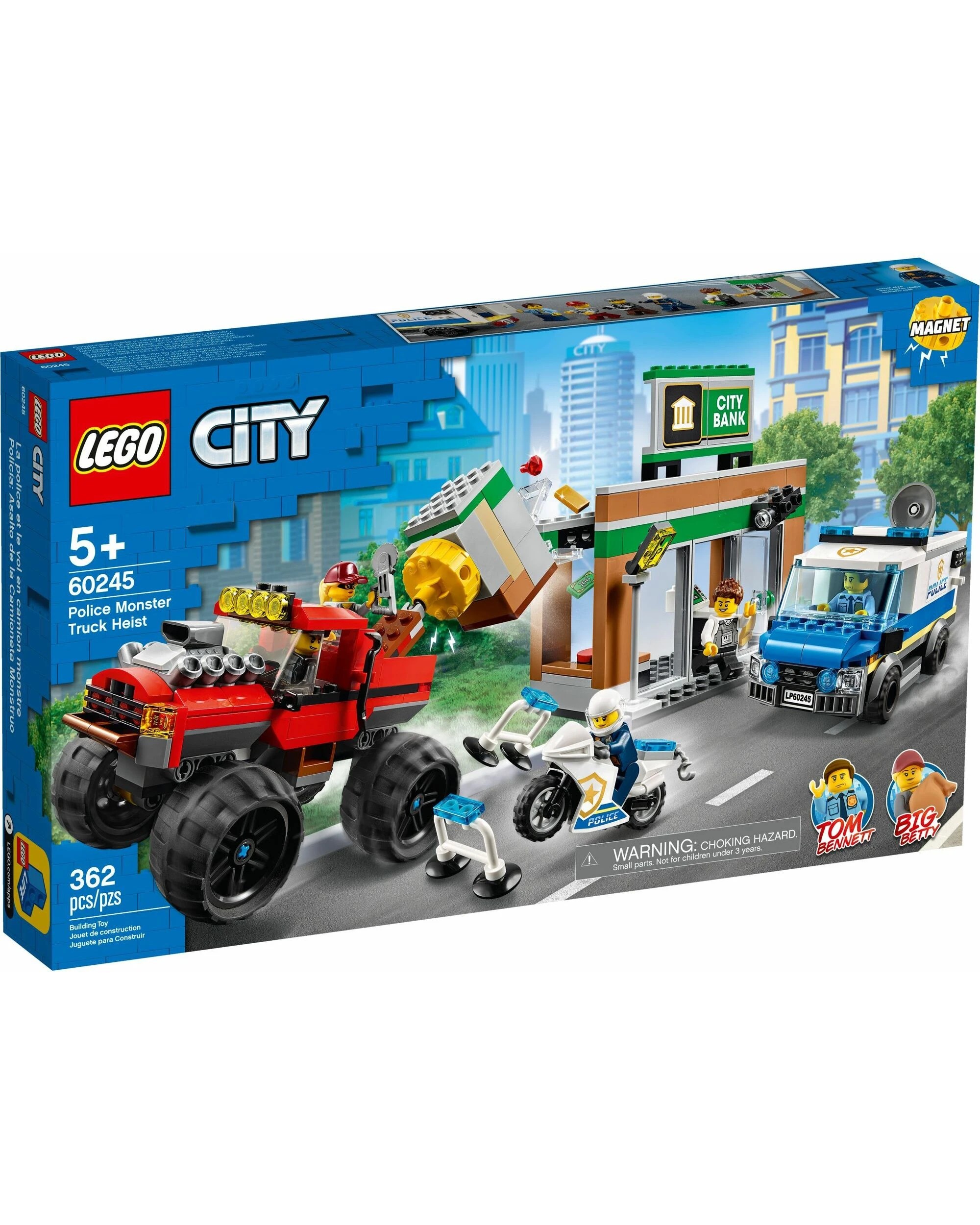 1 LEGO 60245 Police Monster Truck Heist: Bank Robbery!, 1 of 4