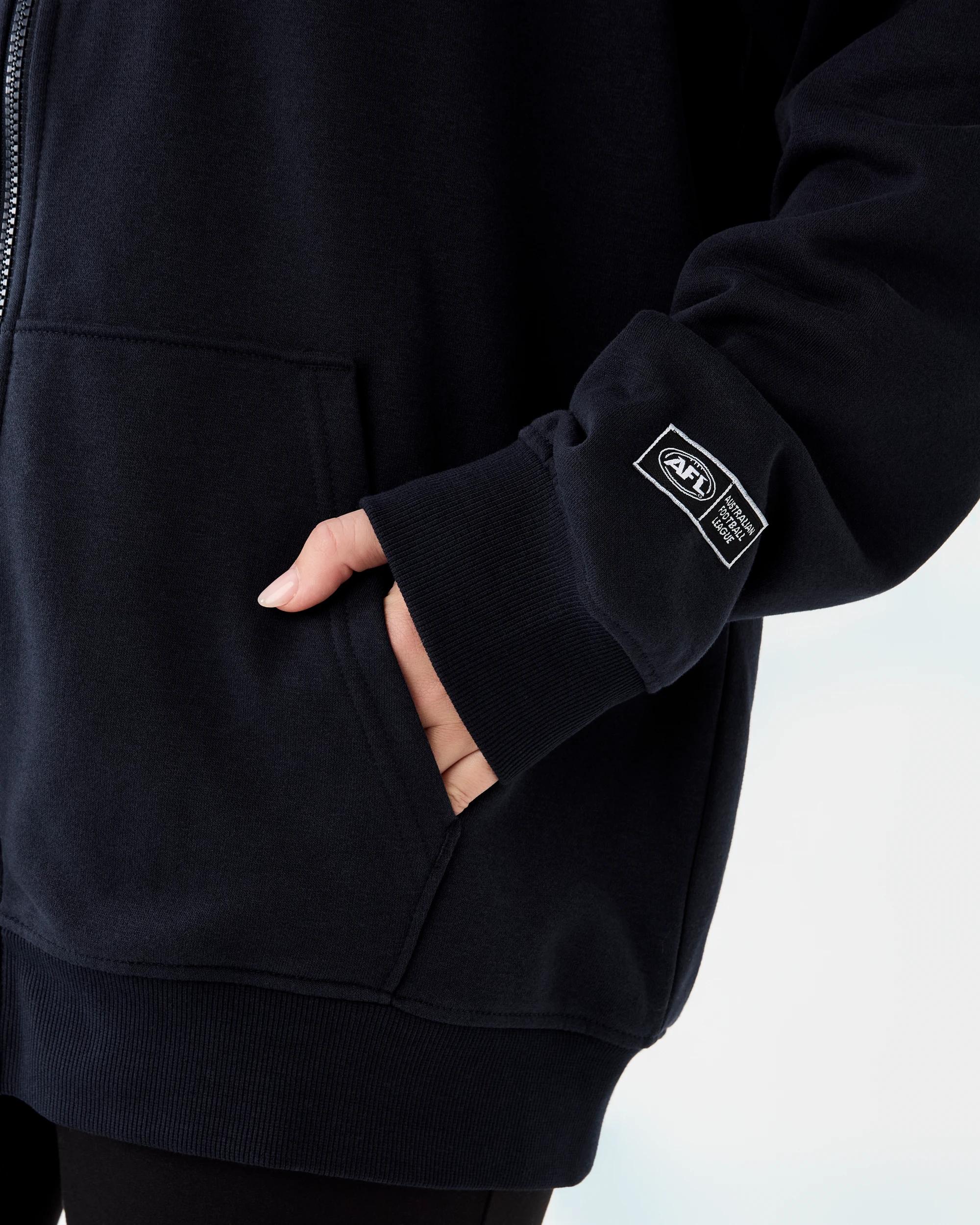 7 Official AFL Adult Zip Through Hoodie Carlton, 7 of 8