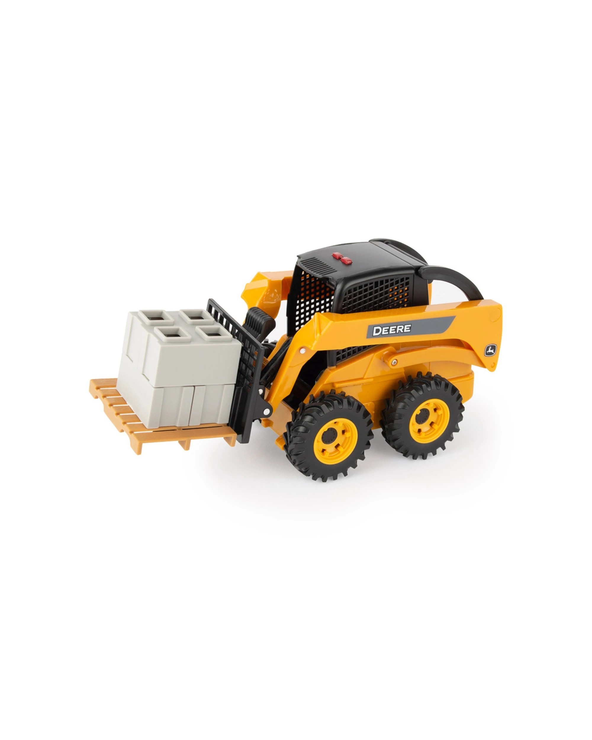 3 John Deere 1:16 SkidSteer With Accessories and Attachments Kids Toy Set - Multi, 3 of 3