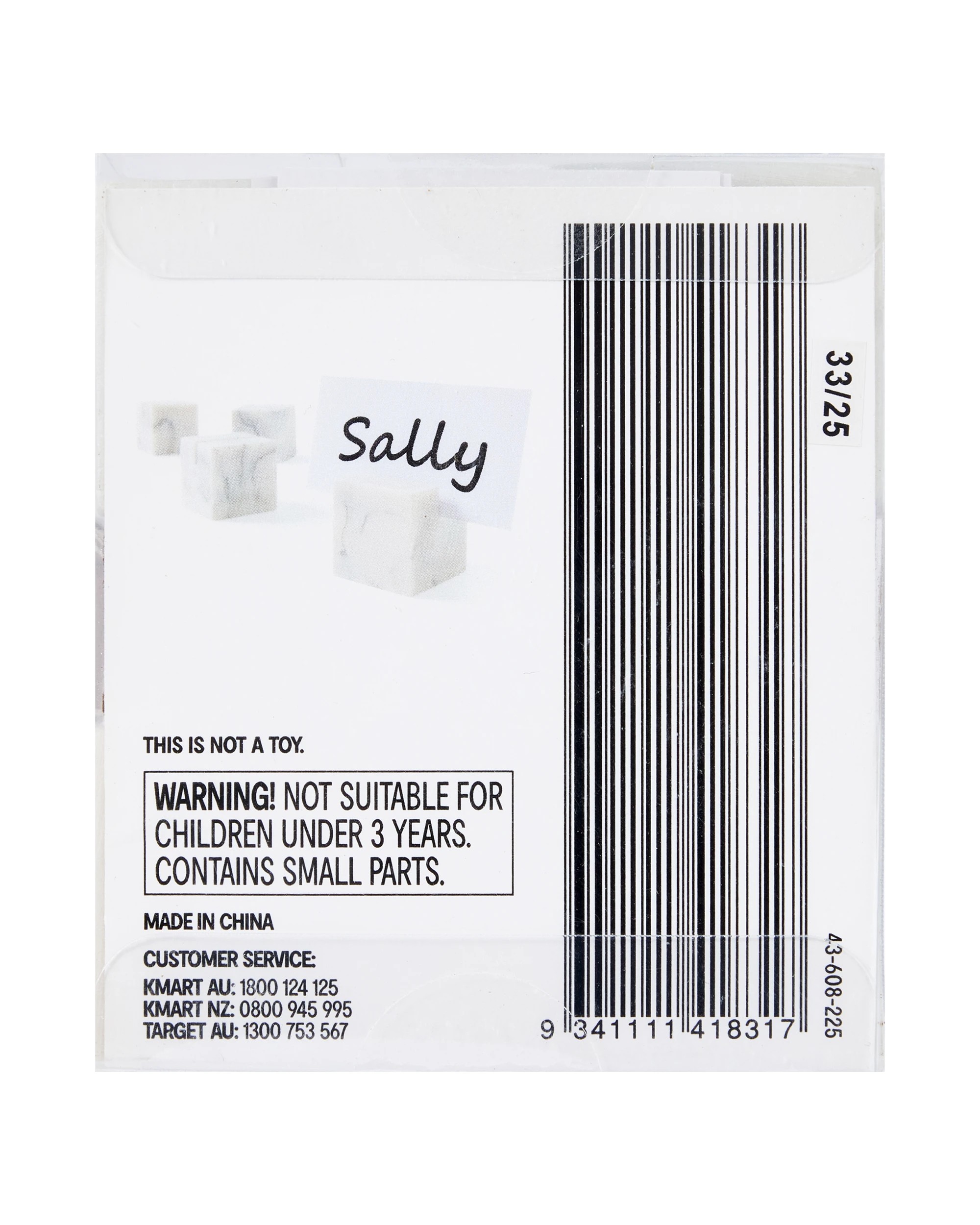 8 4 Pack Marble Look Cube Placecard Holders, 8 of 8