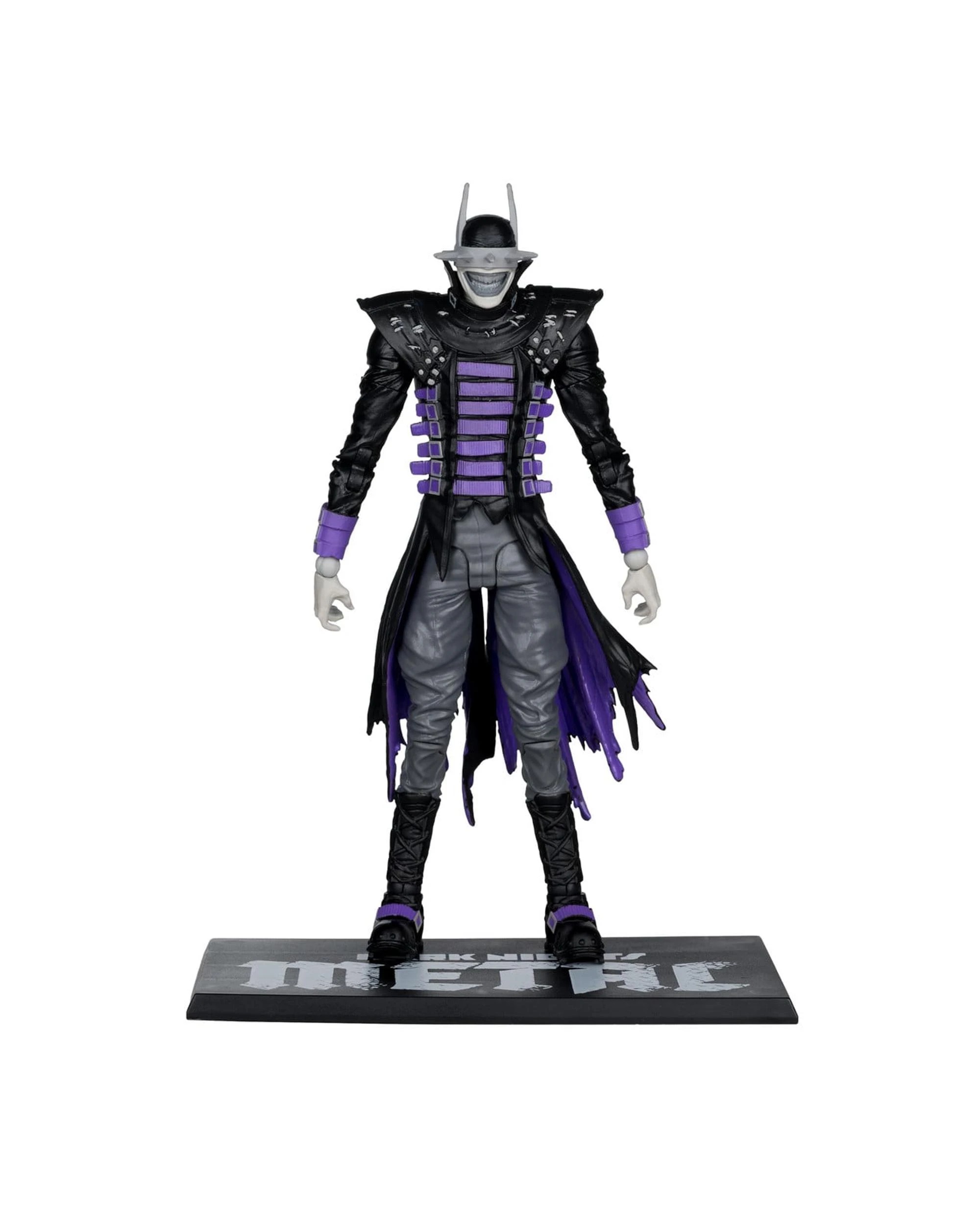 2 DC Multiverse Gold Label Dark Nights Metal The Batman Who Laughs Black and White Accent Edition 7 inch Action Figure, 2 of 10