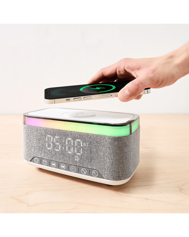 Music Alarm Clock with Wireless Cha