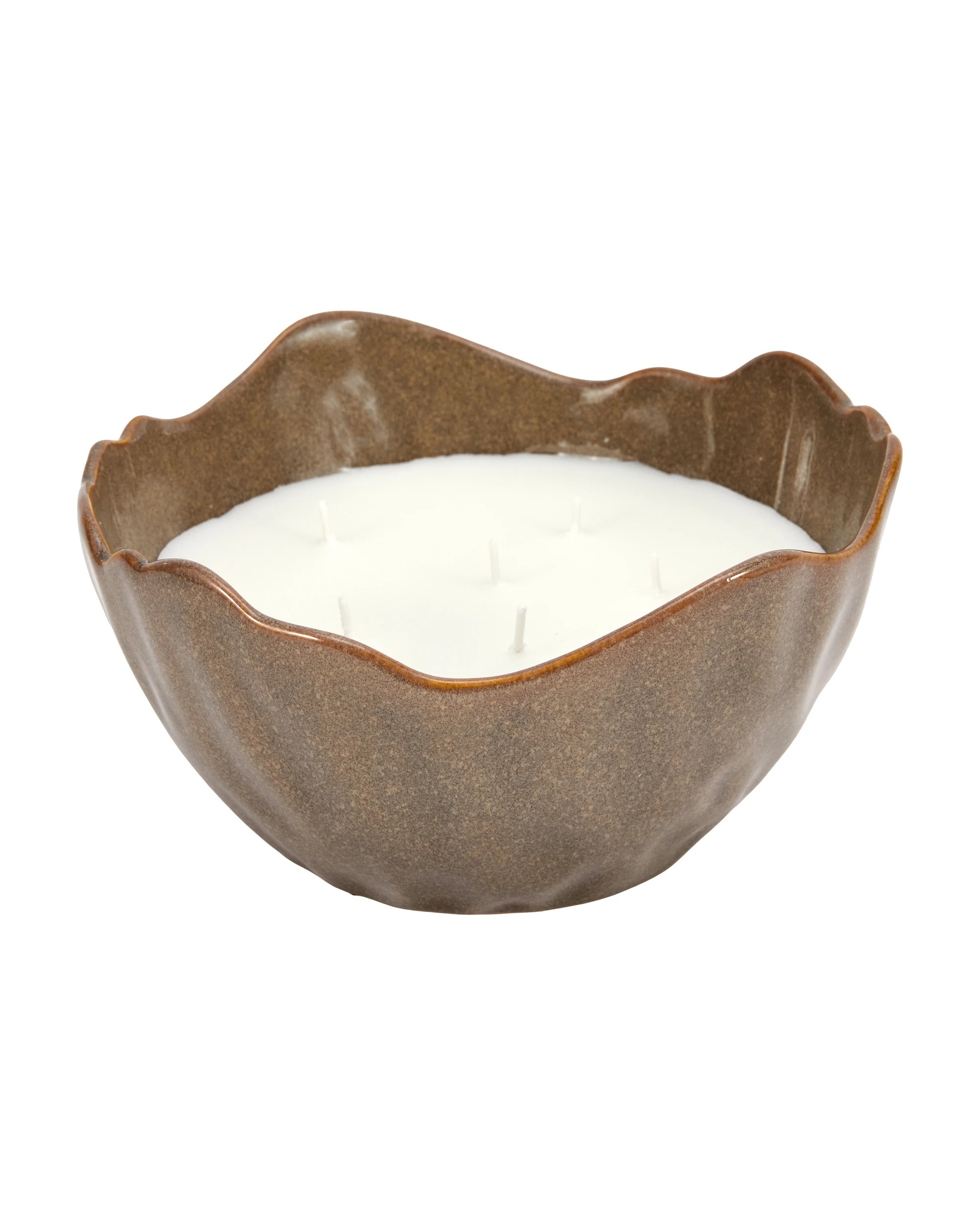 2 XL Wavy Edge Ceramic Candle, 2 of 5