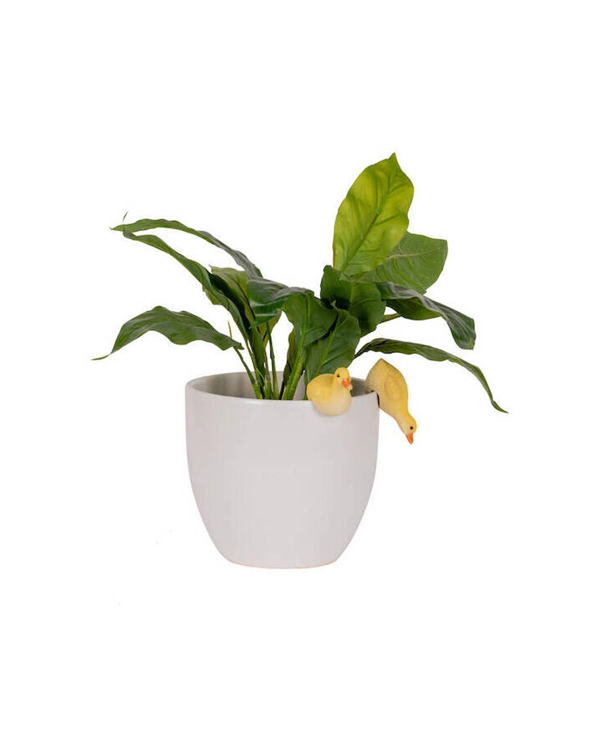 3 Alfresco 4PK Polyresin Fixed Gap Duckling Pot Sitters Home Plant Pot Decor - Multi, 3 of 3
