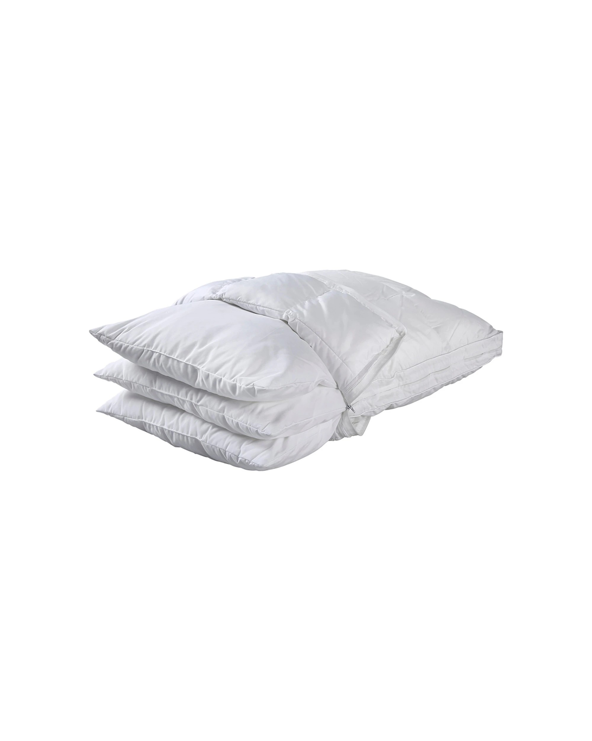 1 Bianca Relax Right 3in1 Pure Microfibre Pillow 49x72cm - White, 1 of 3