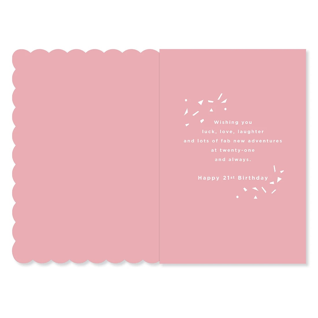 2 Connections from Hallmark 21st Birthday Card - Floral, 2 of 3