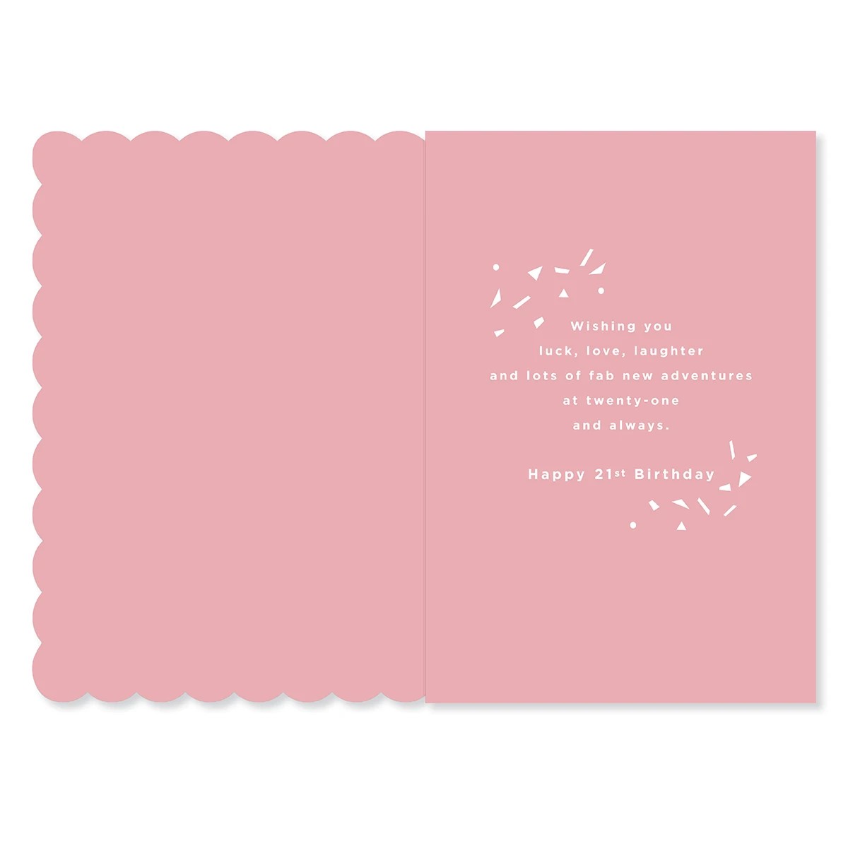 2 Connections from Hallmark 21st Birthday Card - Floral, 2 of 3