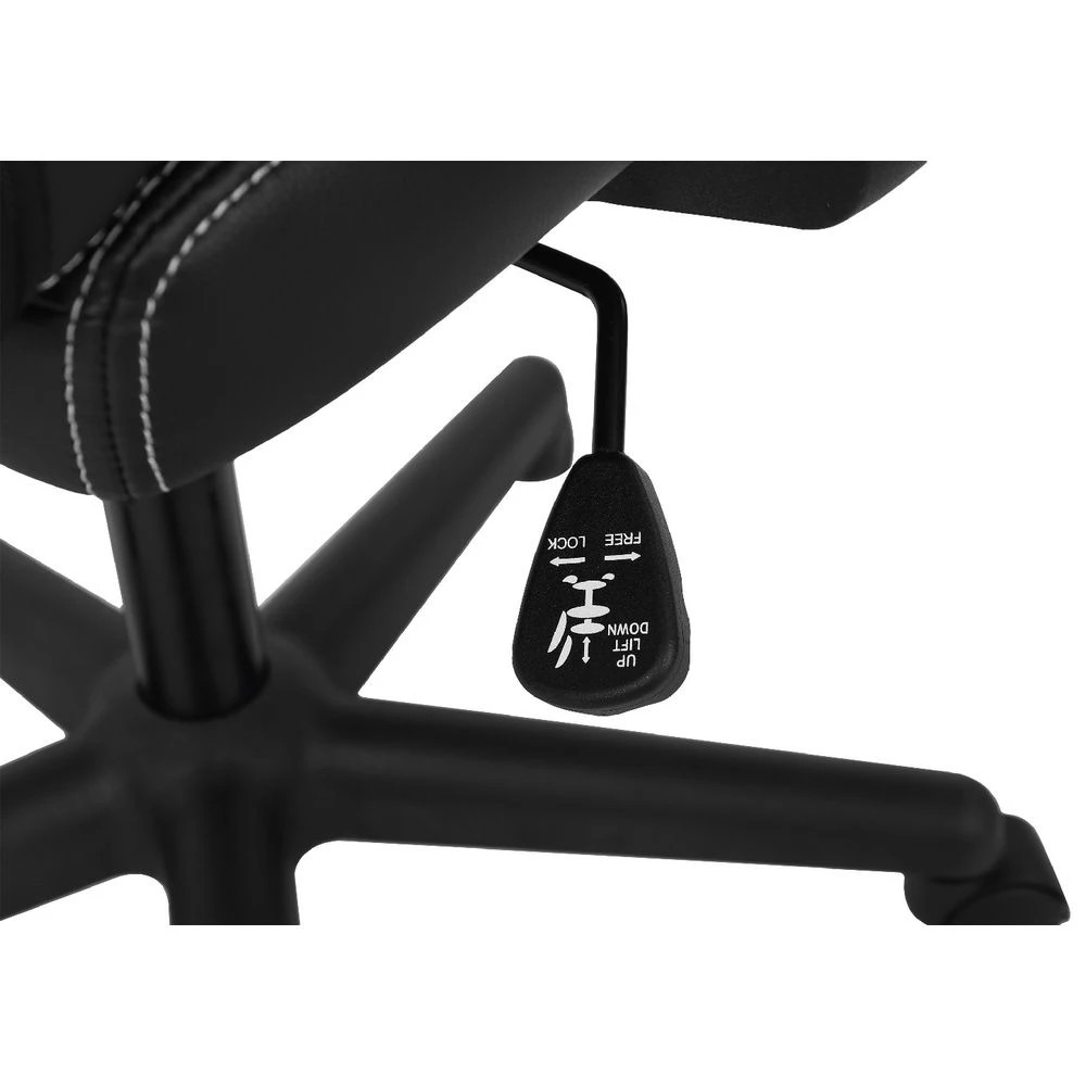 8 Typhoon Bolt Gaming Chair Black/White Ergonomic Chairs and Desk Chairs, 8 of 10