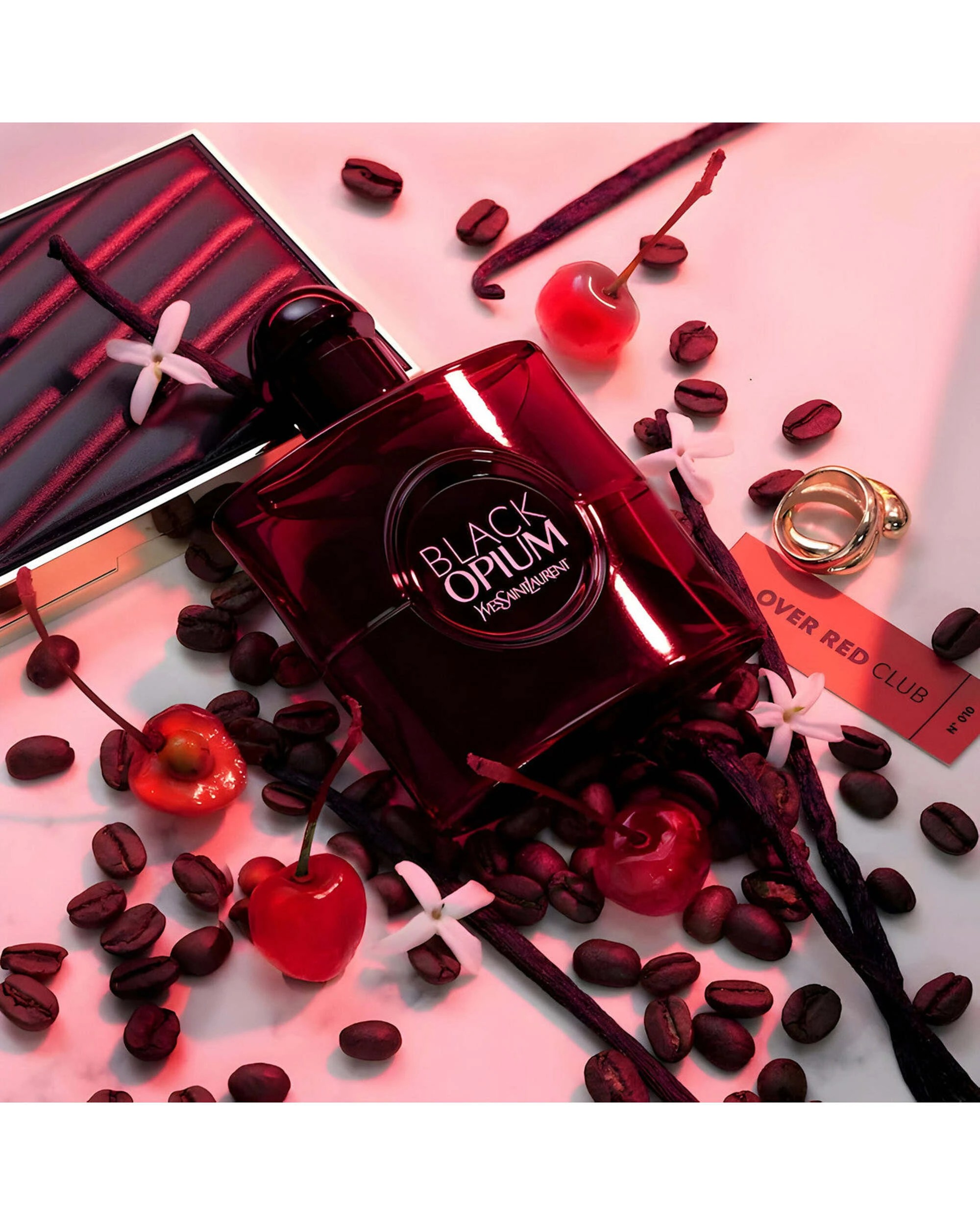 2 Yves Saint Laurent Black Opium Over Red 90ml Eau De Parfum, 2 of 4