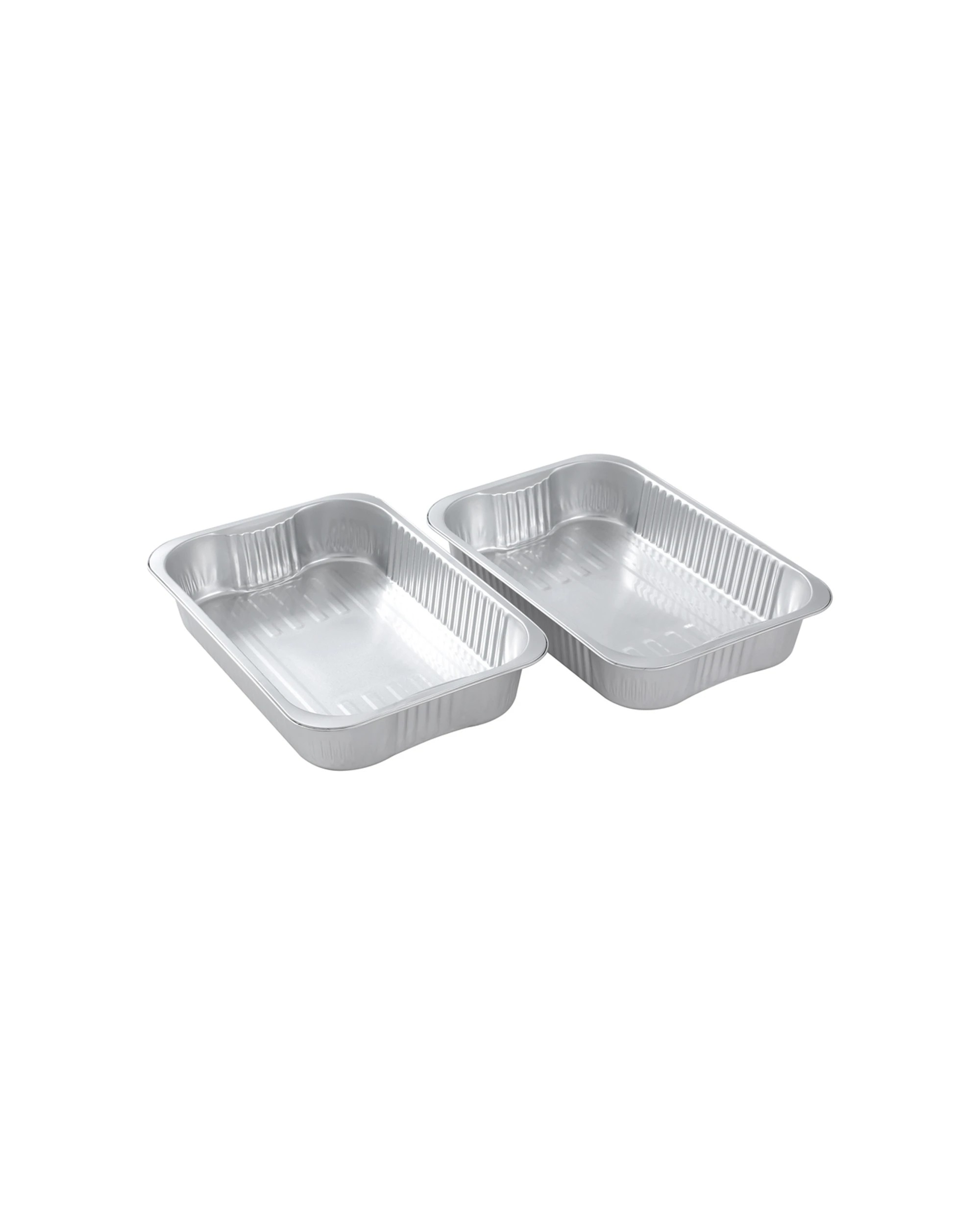 6 Lemon & Lime 24pc Premium Smooth Wall Foil Tray Heavy Duty Food Safe - Silver, 6 of 6