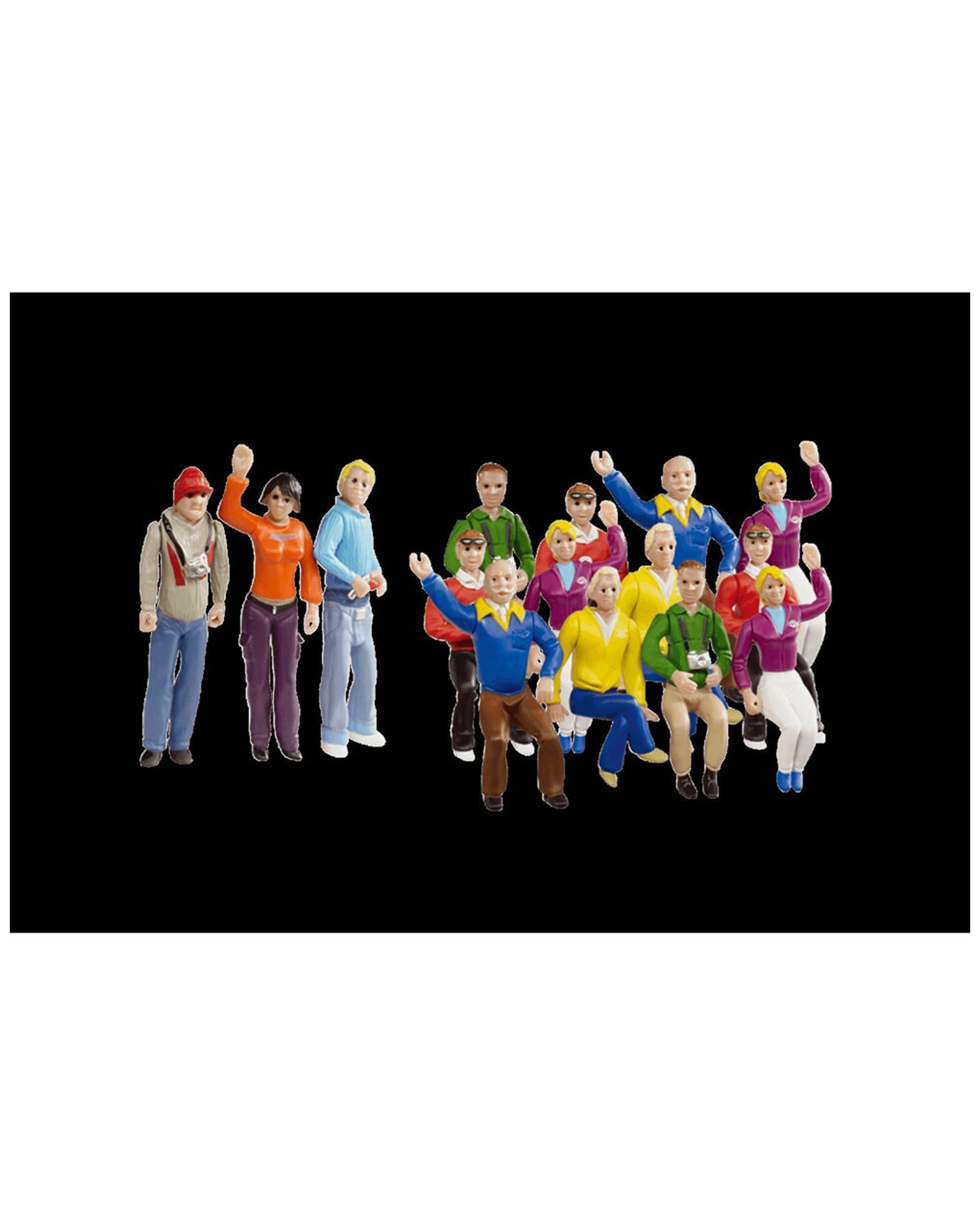 3 CARRERA 15Pc Action Figures Racing Fans Slot Car Accessory 8 Years - Plastic - Multi, 3 of 3