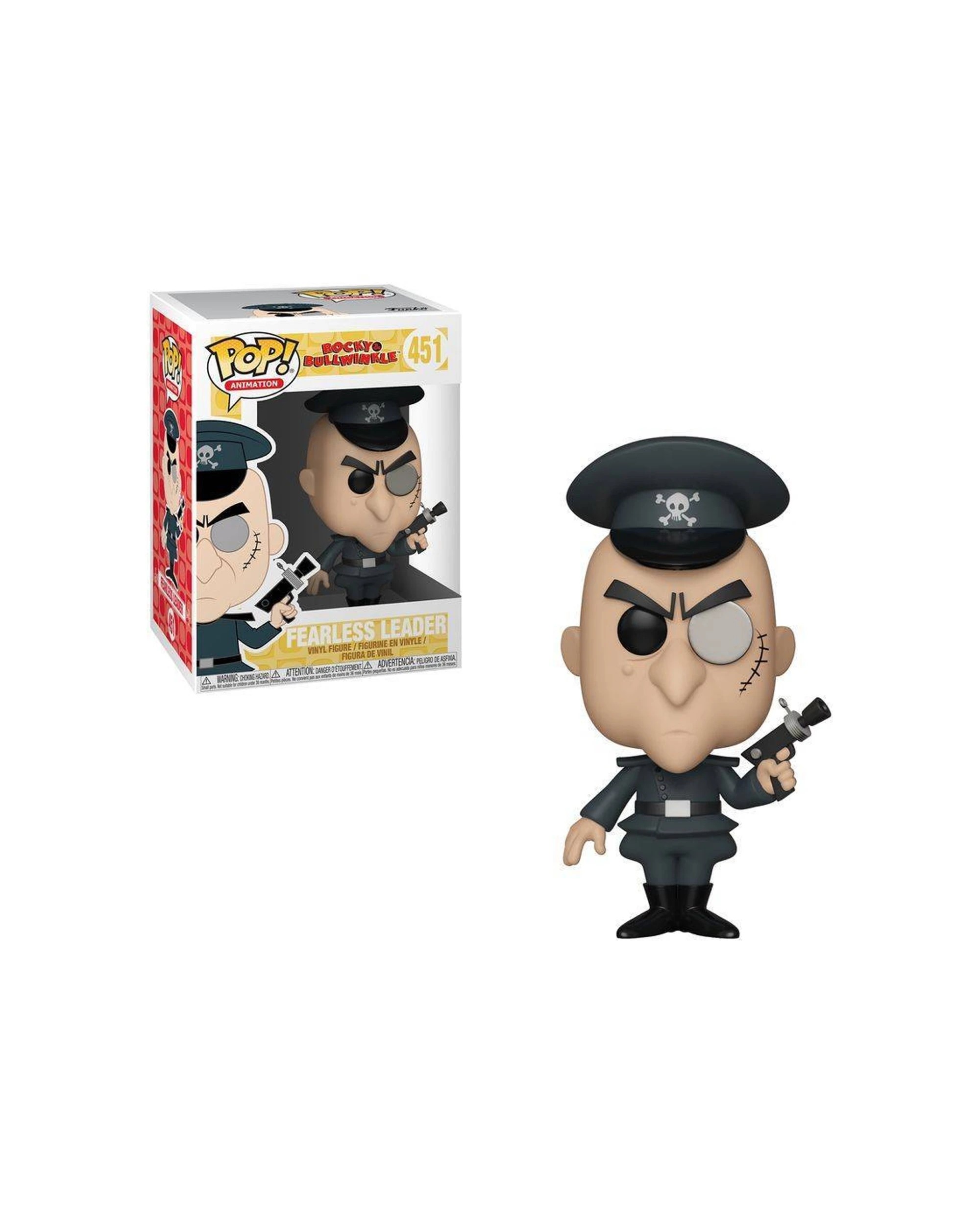 1 Pop Vinyl Figure Rocky And Bullwinkle - Fearless Leader Collectors Item - Black, 1 of 3