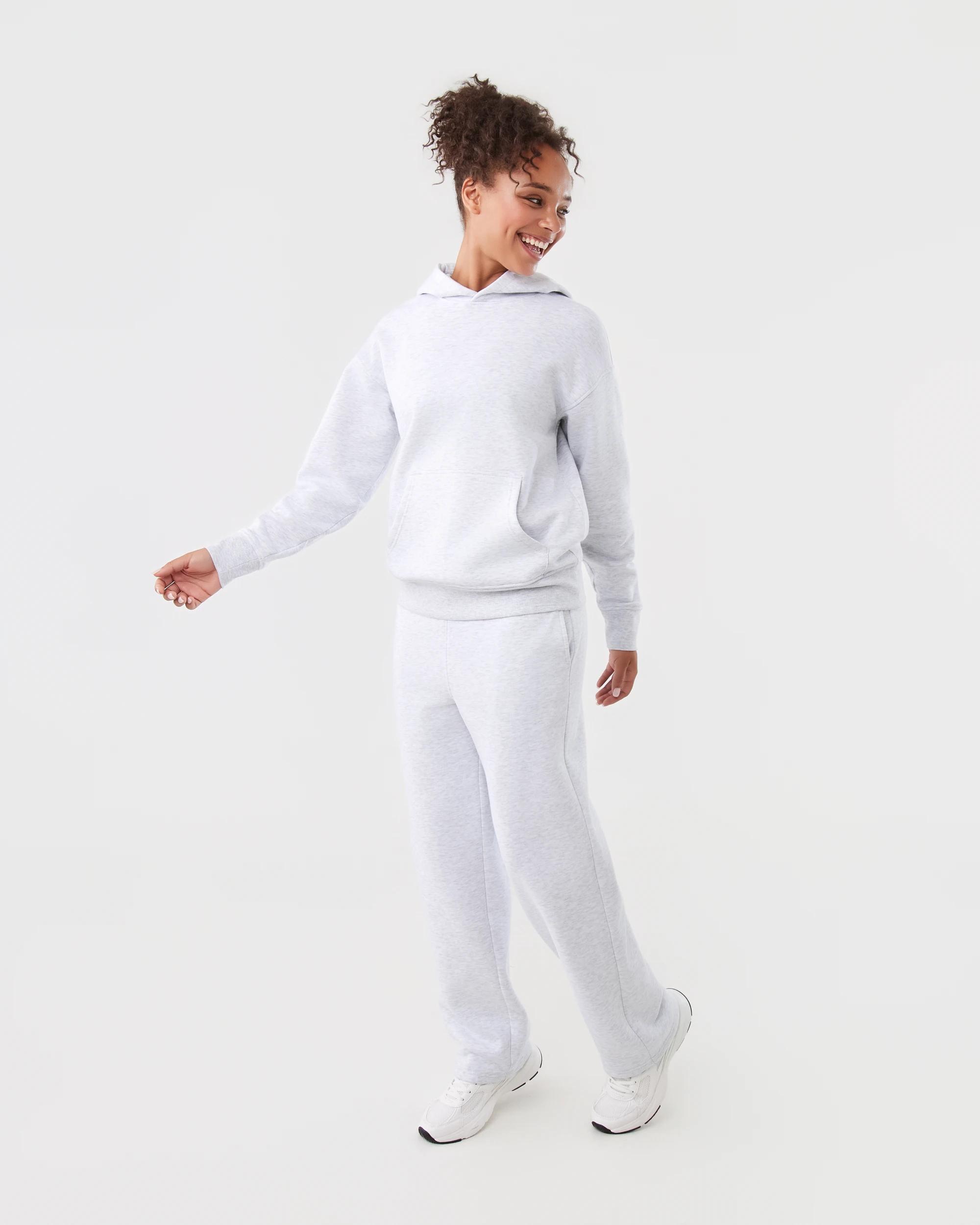 3 Active Womens Essential Oversized Hoodie Heather, 3 of 8