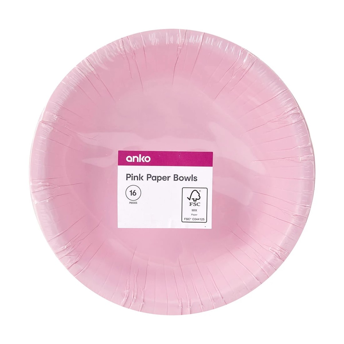 7 16 Pack Pink Paper Bowls, 7 of 7