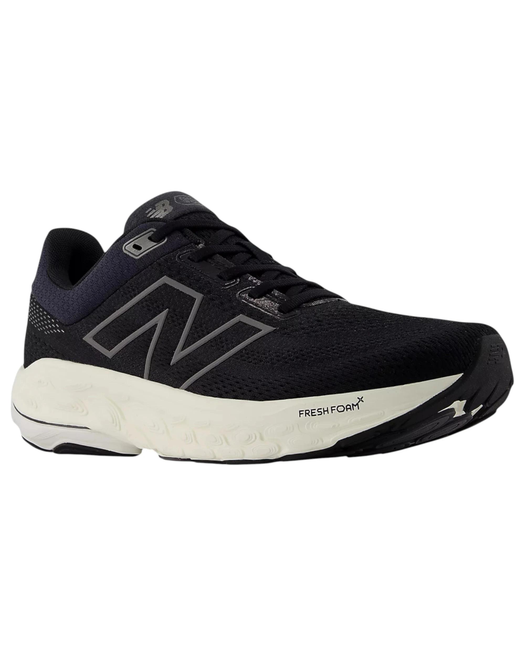 3 New Balance Mens Fresh Foam X 860v14 Black/ White Athletic Shoes BLACK/WHITE, 3 of 5