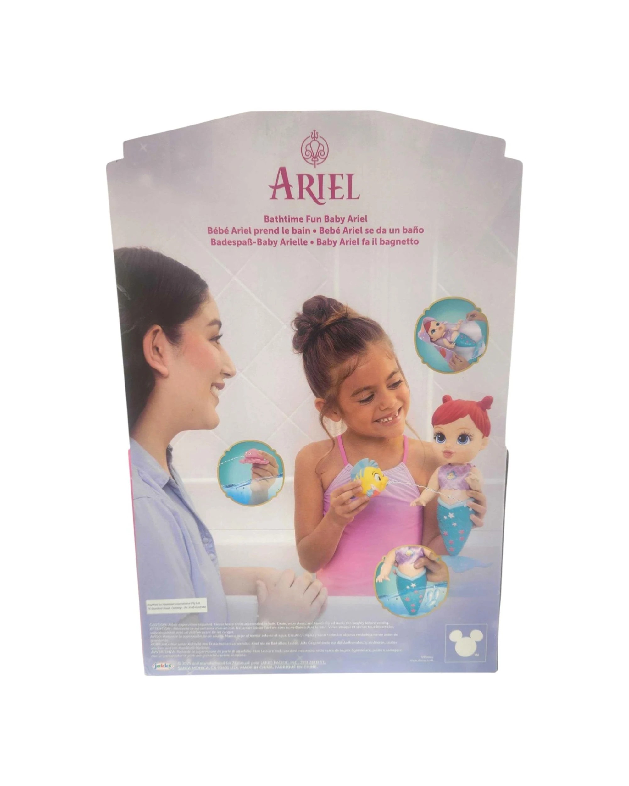 4 Disney Princess Bathtime Fun Baby Ariel Doll, 4 of 4