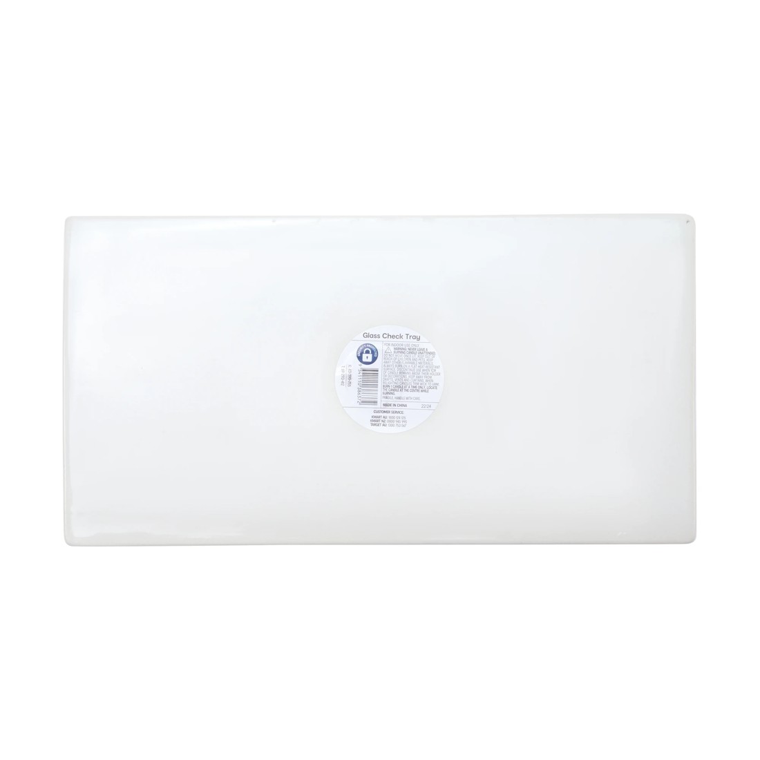 6 Glass Check Tray, 6 of 6