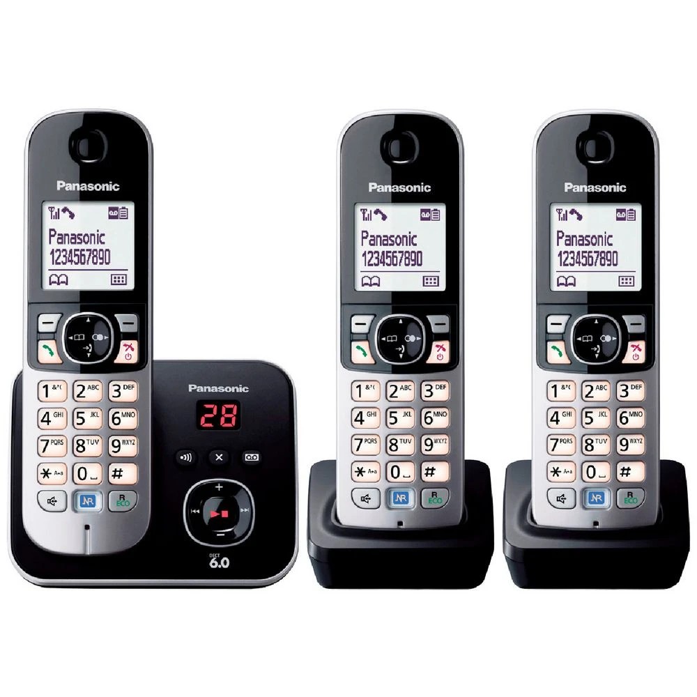 1 Panasonic NBN Compatible Cordless Phone KX-TG6823ALB, 1 of 2