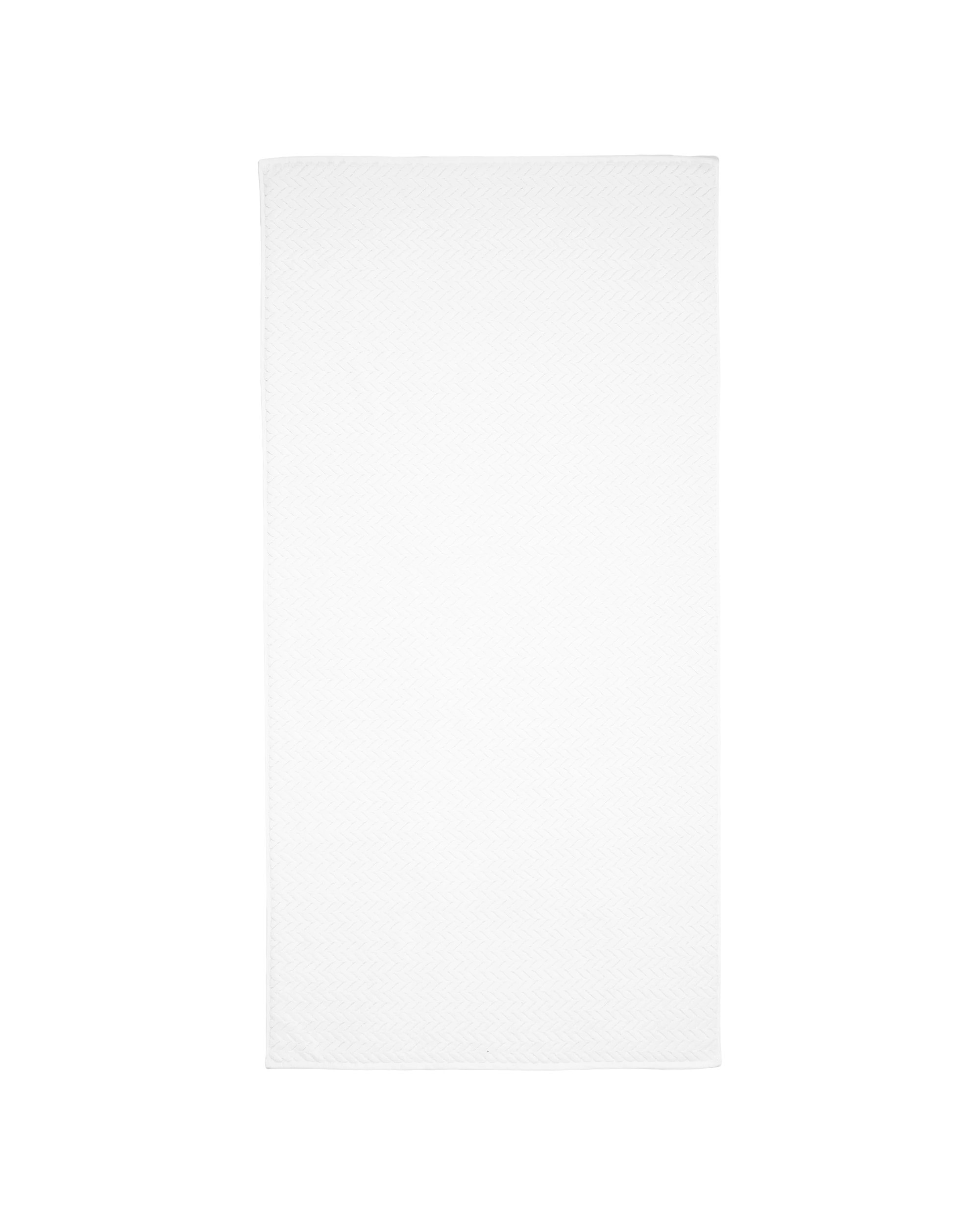3 Chevron Cotton Bath Sheet - White, 3 of 6