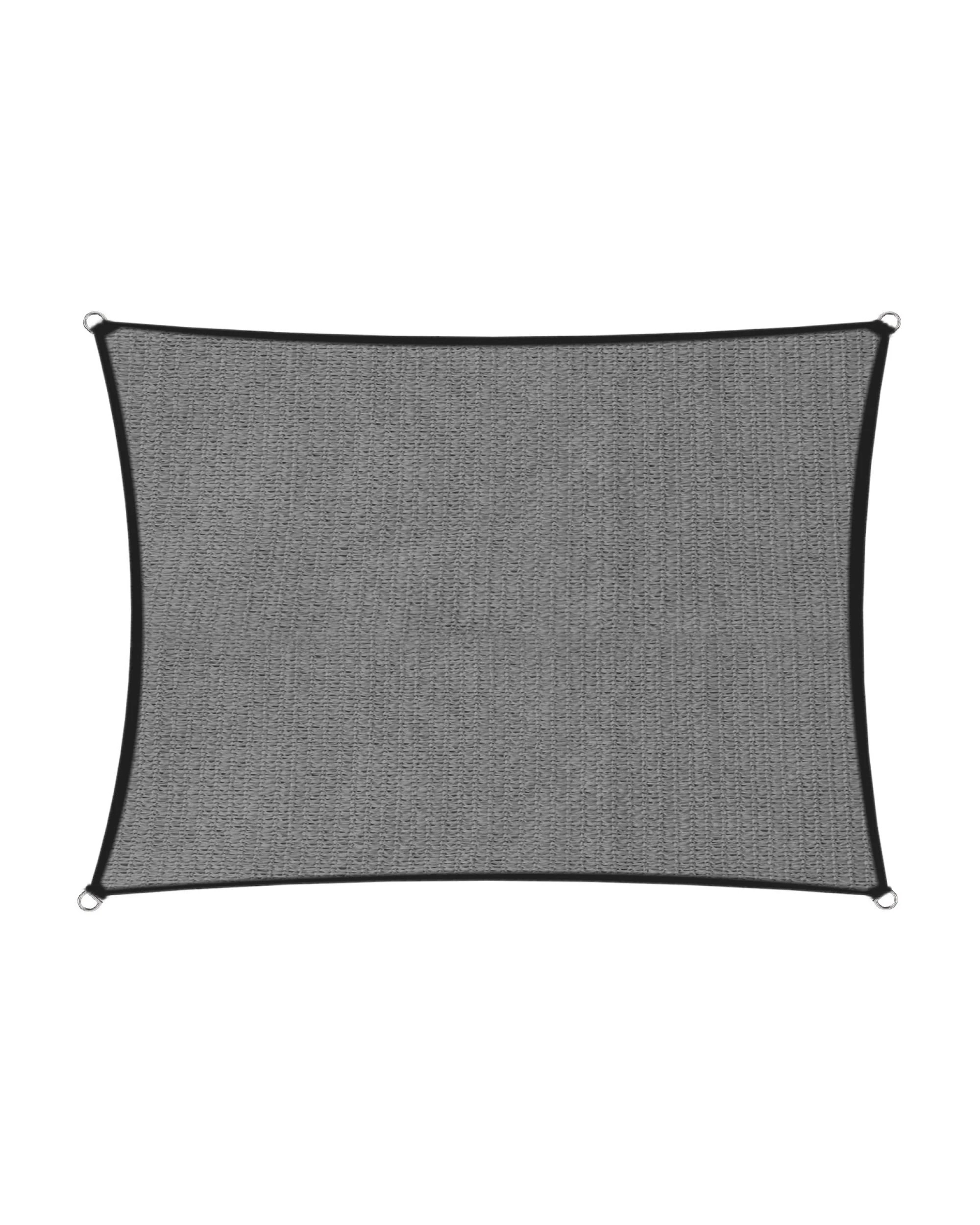 1 Wallaroo 3m x 5m 280GSM Outdoor Sun Shade Sail Canopy - Grey, 1 of 4