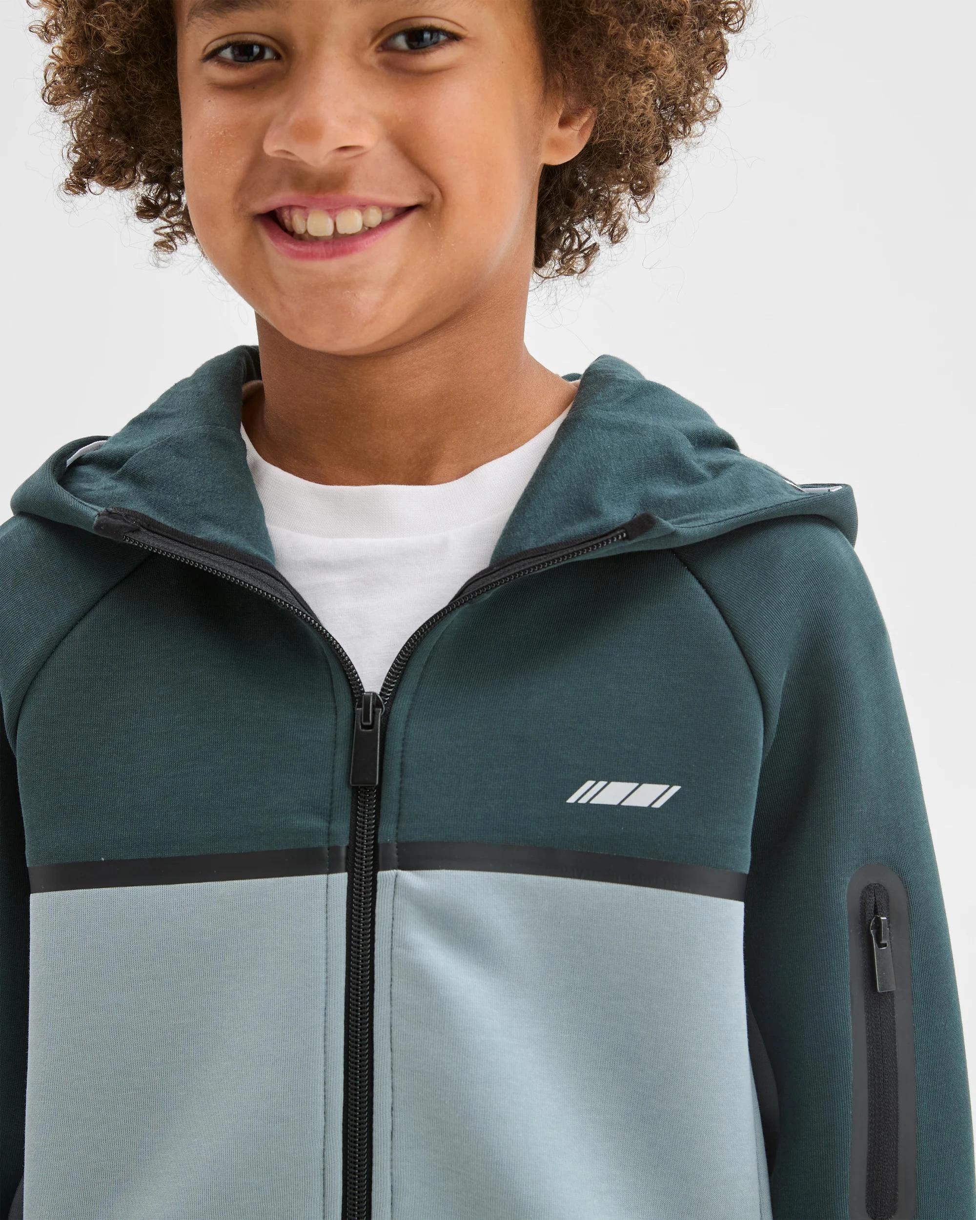 3 Target Kids Active Australian Cotton Blend Zip Through Hoodie GREEN, 3 of 6