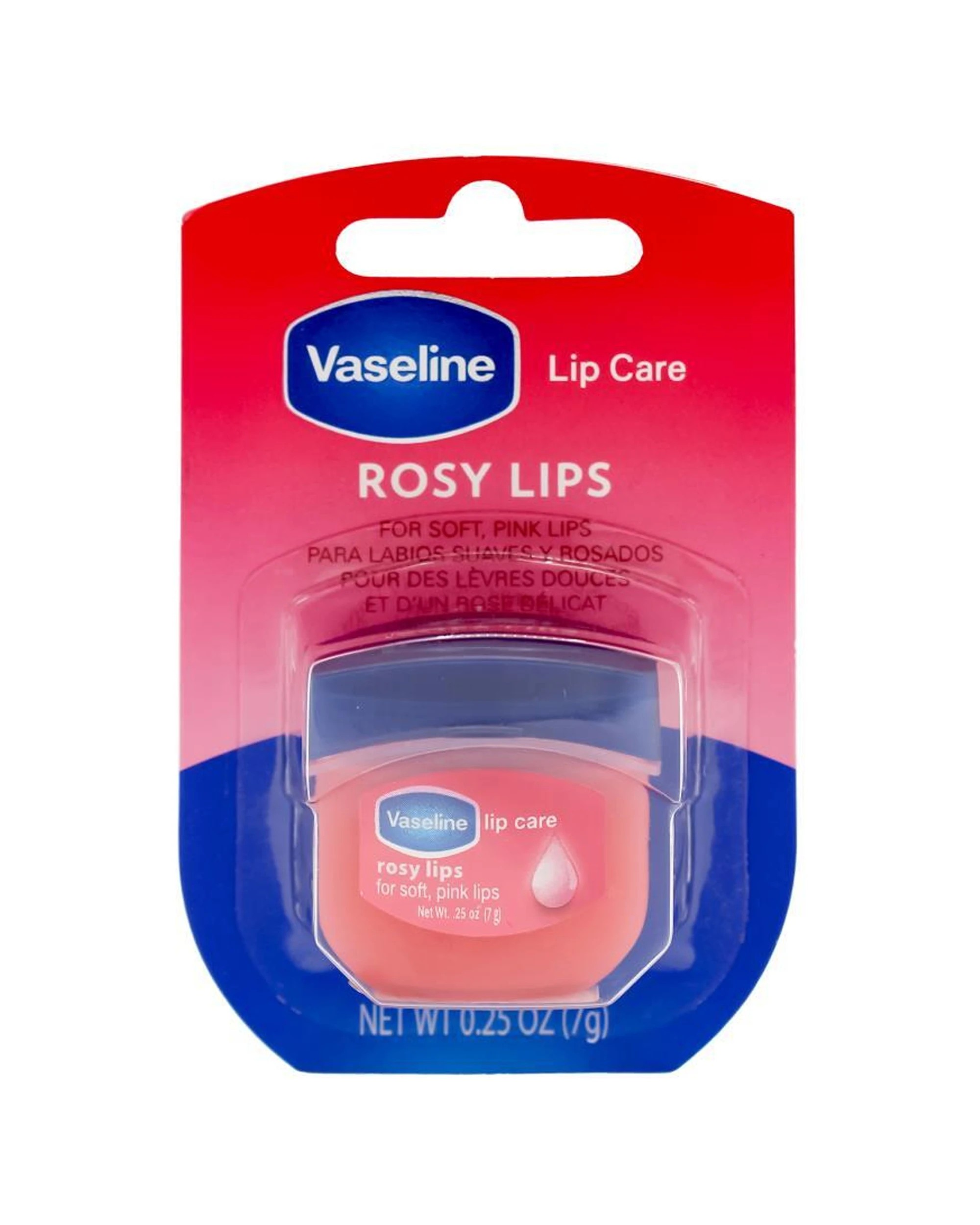 2 Vaseline 4PK Lip Therapy 7g Petroleum Jelly Moisturiser Rosy Lips - Red, 2 of 4