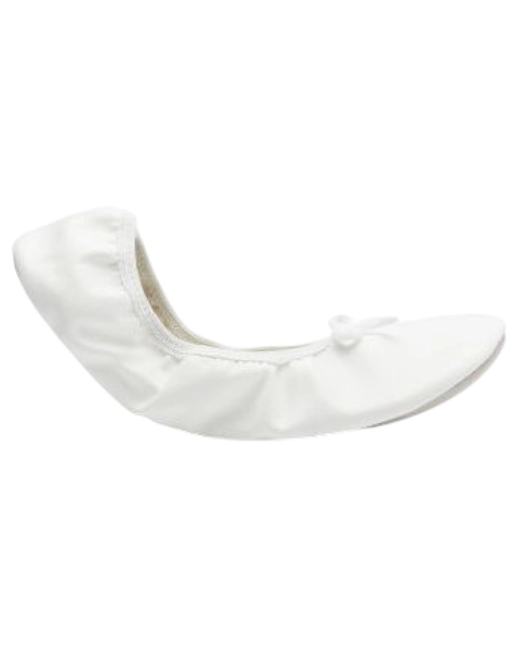 2 Jiffies Grosby Girls Kids Girl Ballet Dance Flat Slipper Shoes WHITE, 2 of 2
