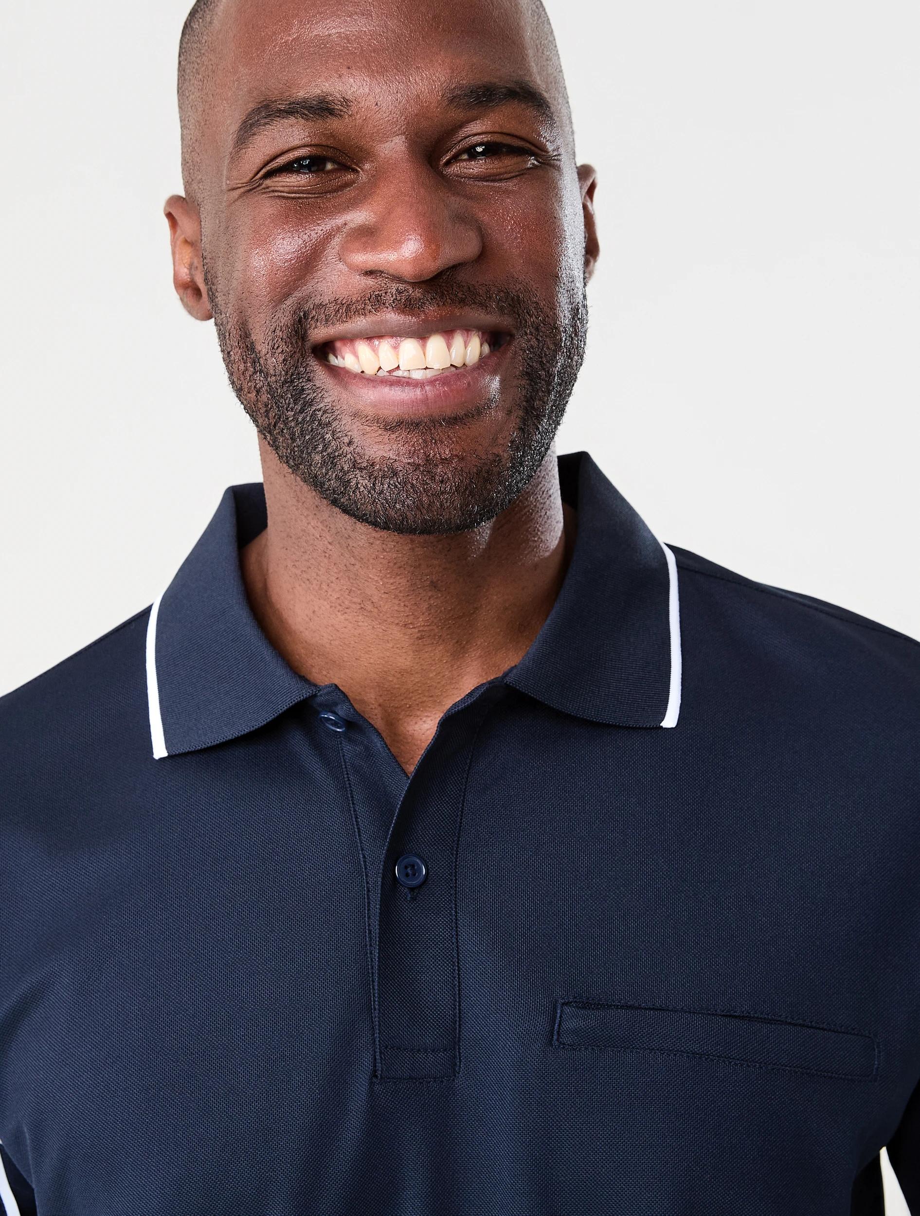 4 Workwear Short Sleeve Polo Shirt SKY CAPTAIN, 4 of 7