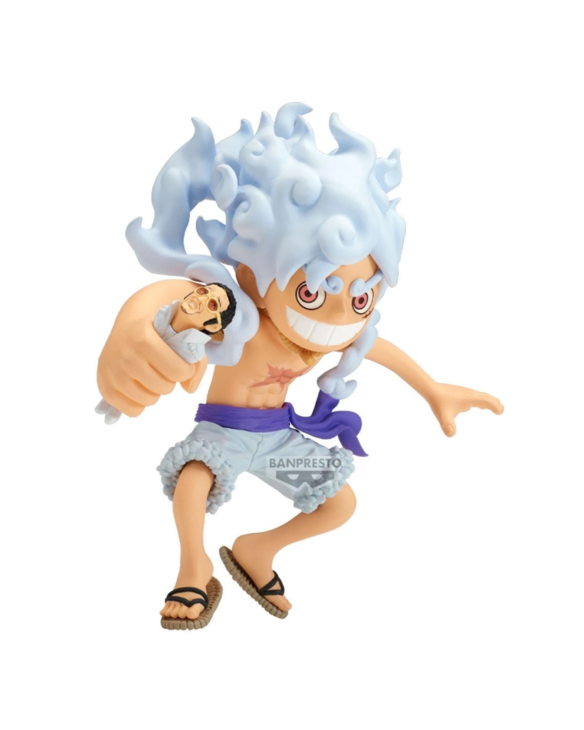 1 Banpresto Mega World Collectable One Piece Monkey D Luffy vs Borsalino Figure, 1 of 5
