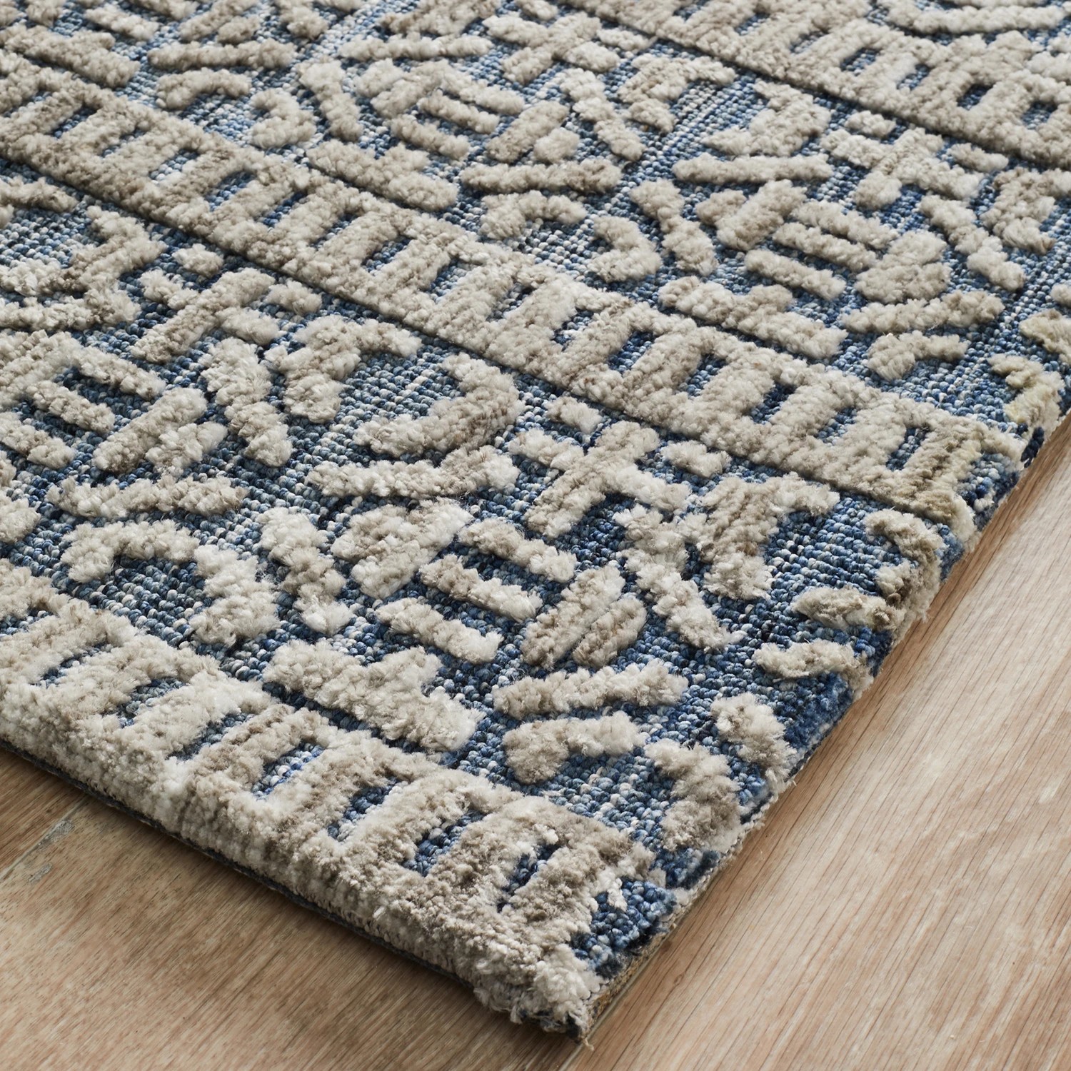 3 Common Ground Rugs Klara 361 225x155cm - Medium Hand Loomed Floor Rug - Blue, 3 of 7