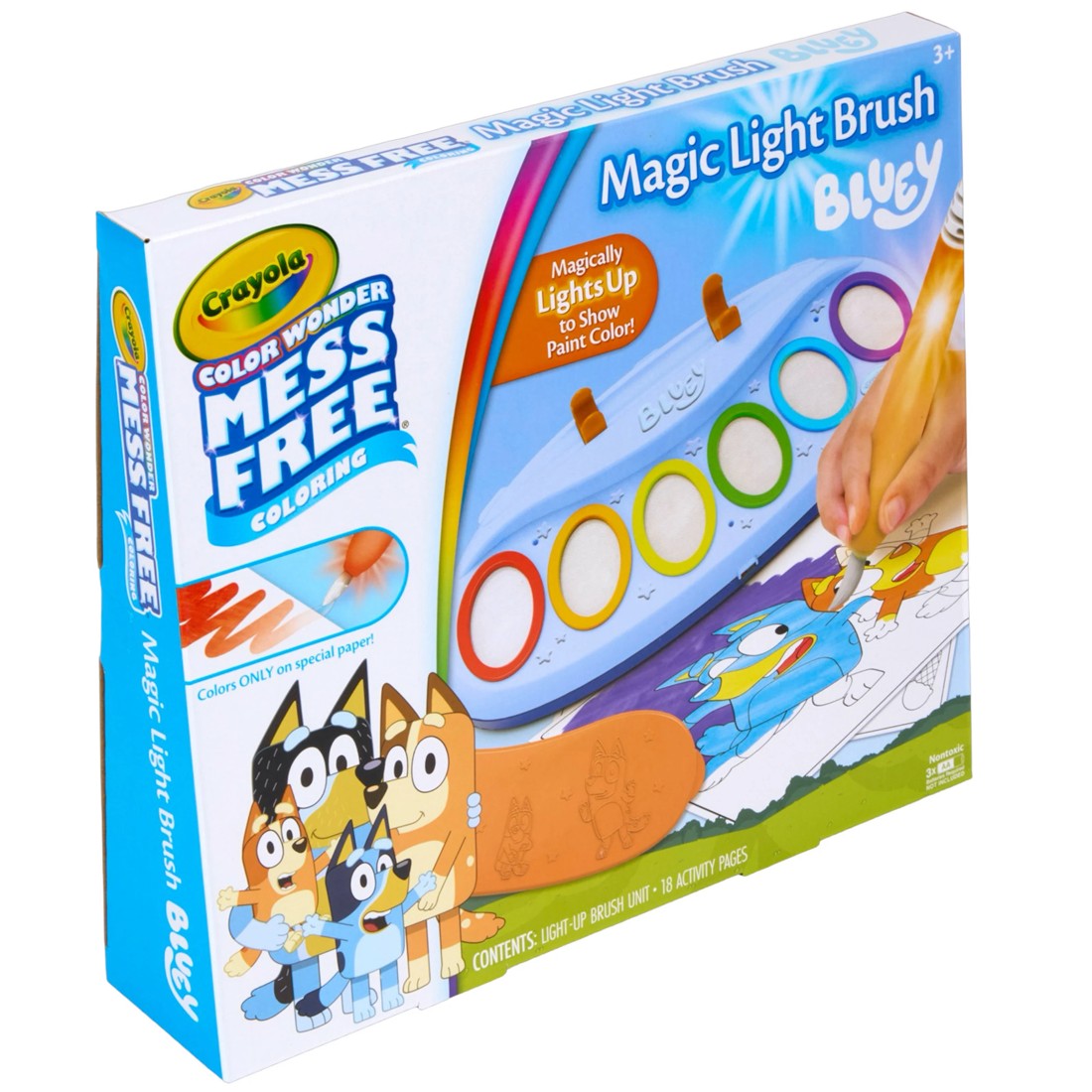 1 Bluey Crayola Magic Light Brush, 1 of 7