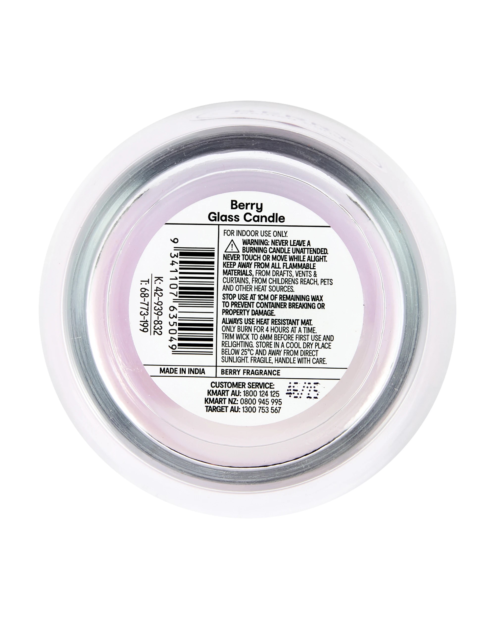 5 Forest Berries Fragrant Candle in Glass, 5 of 5