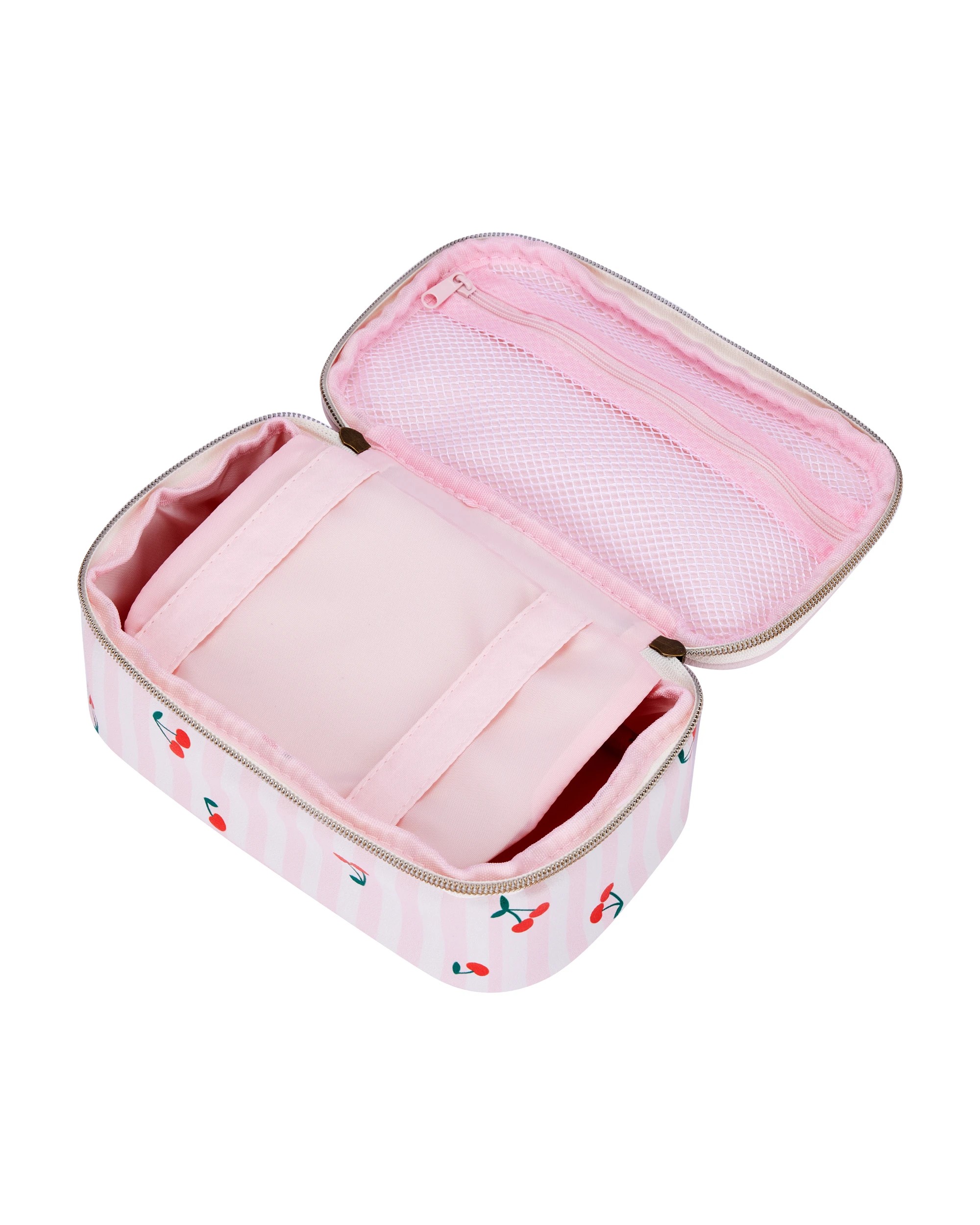 4 Zip Top Pencil Case - Cherry, 4 of 6