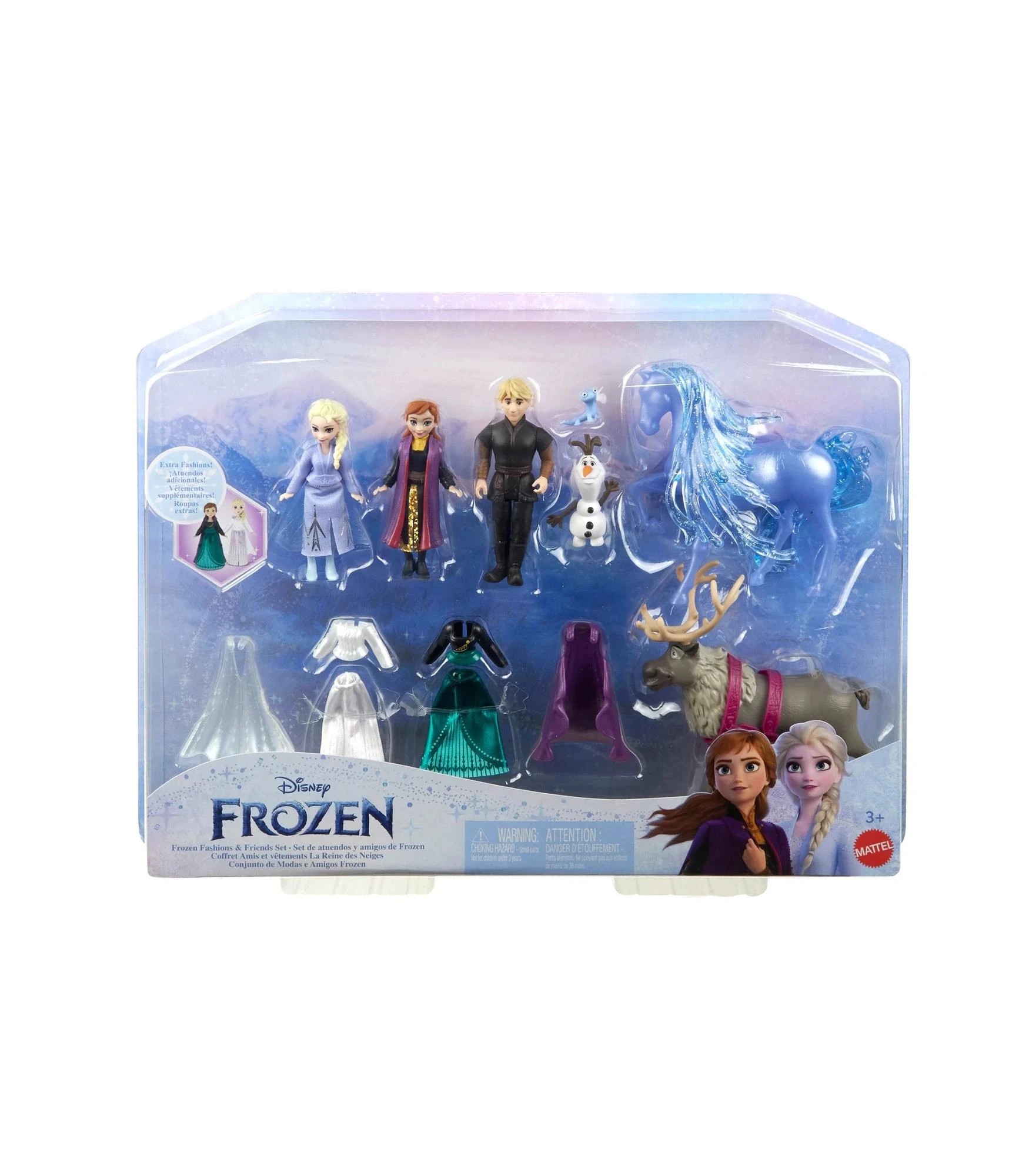 1 Disney Frozen Fashions & Friends Set - Blue, 1 of 3