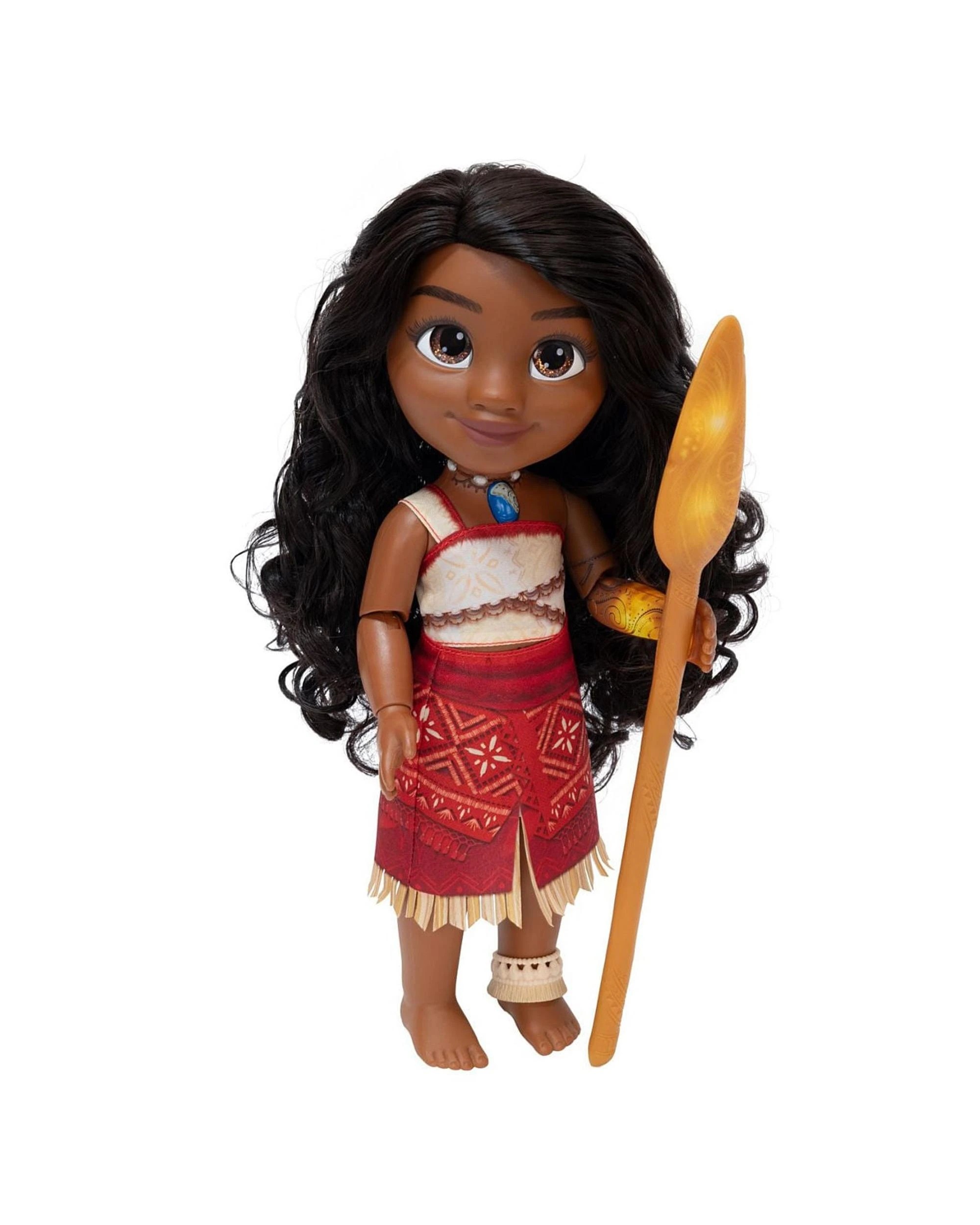 5 Disney Moana 2 Singing Tautai Moana Doll With Light-Up Oar, 5 of 7