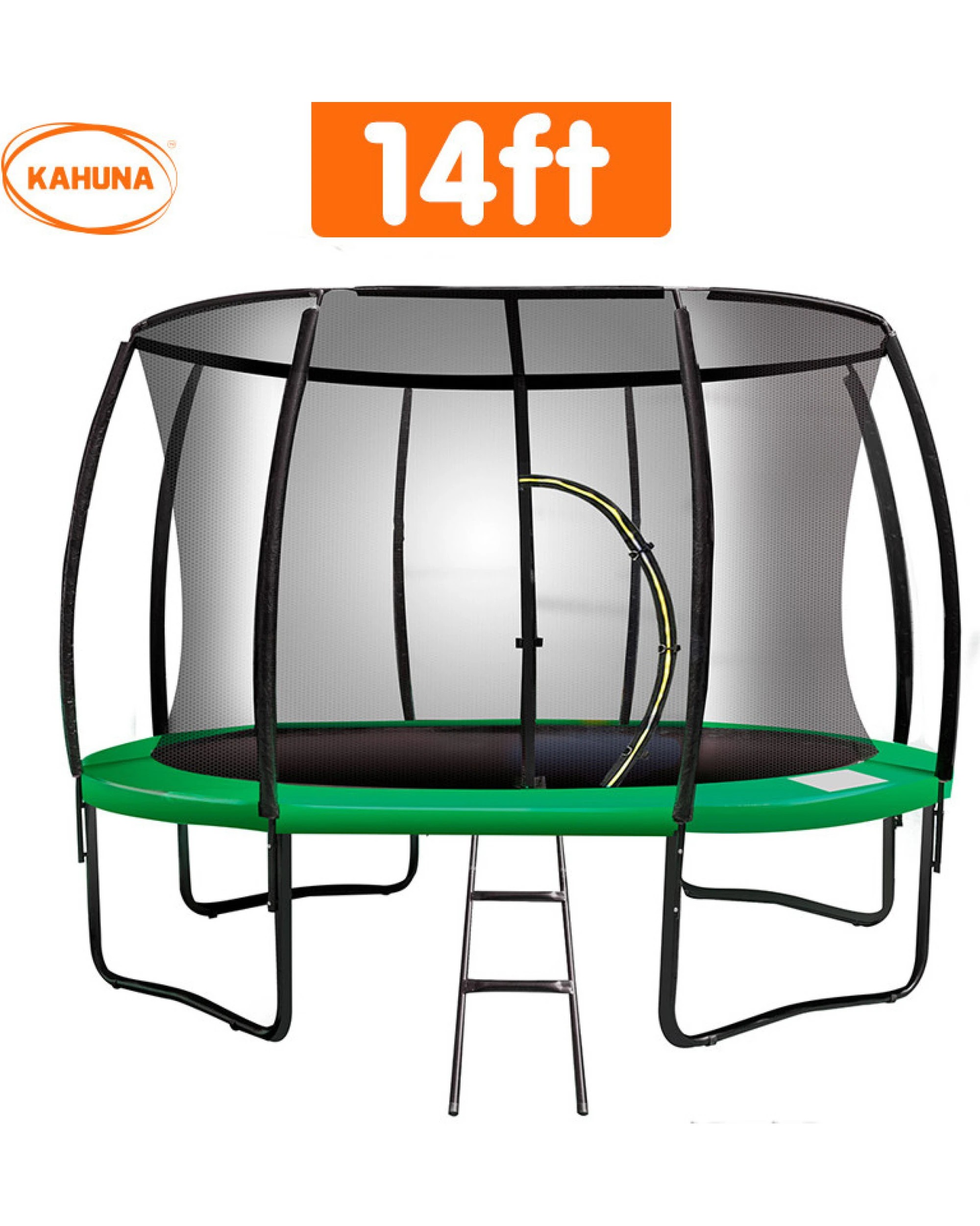 3 Kahuna 14 Ft Trampoline - Green, 3 of 8