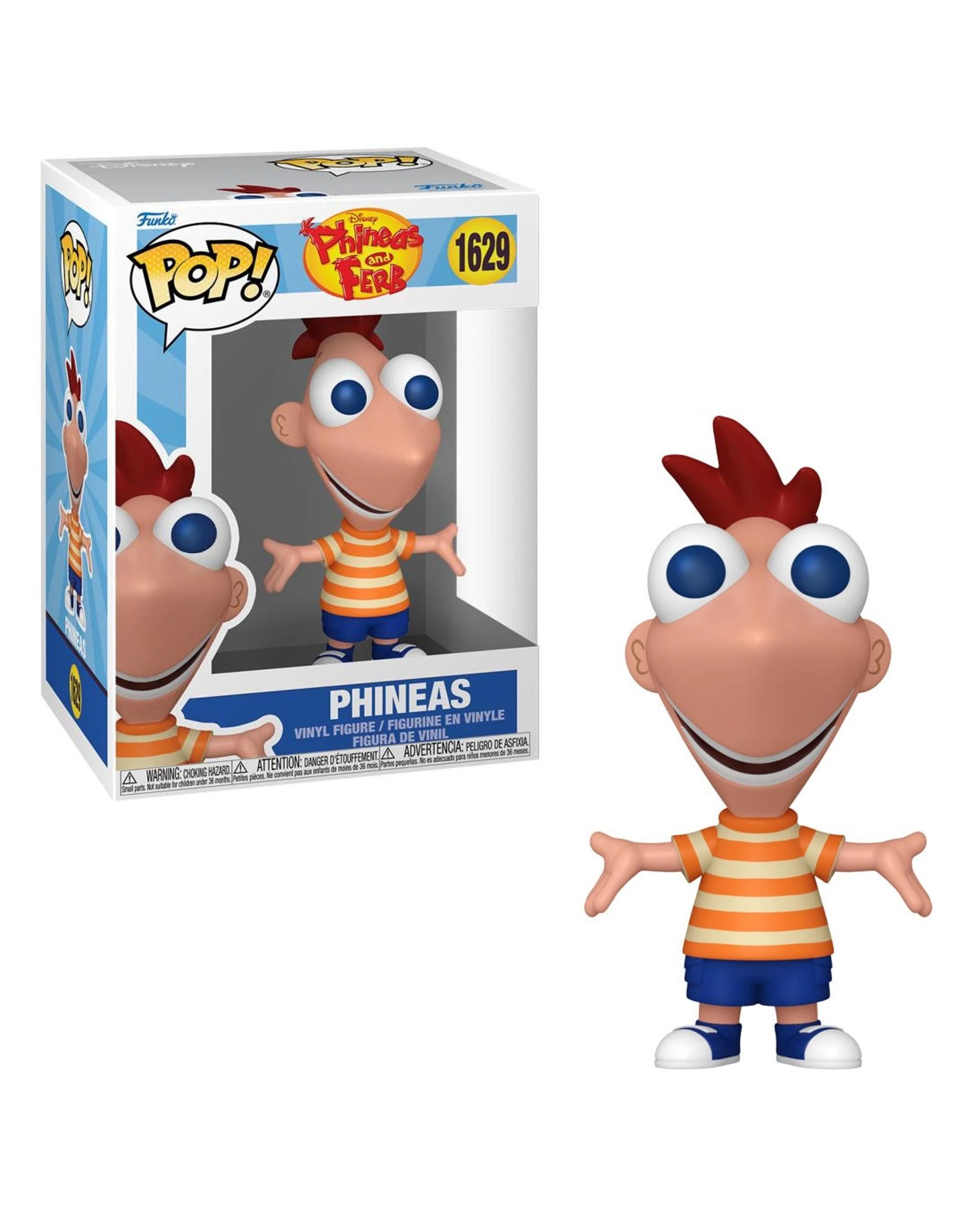 1 Phineas and Ferb Phineas Funko POP! Vinyl, 1 of 3
