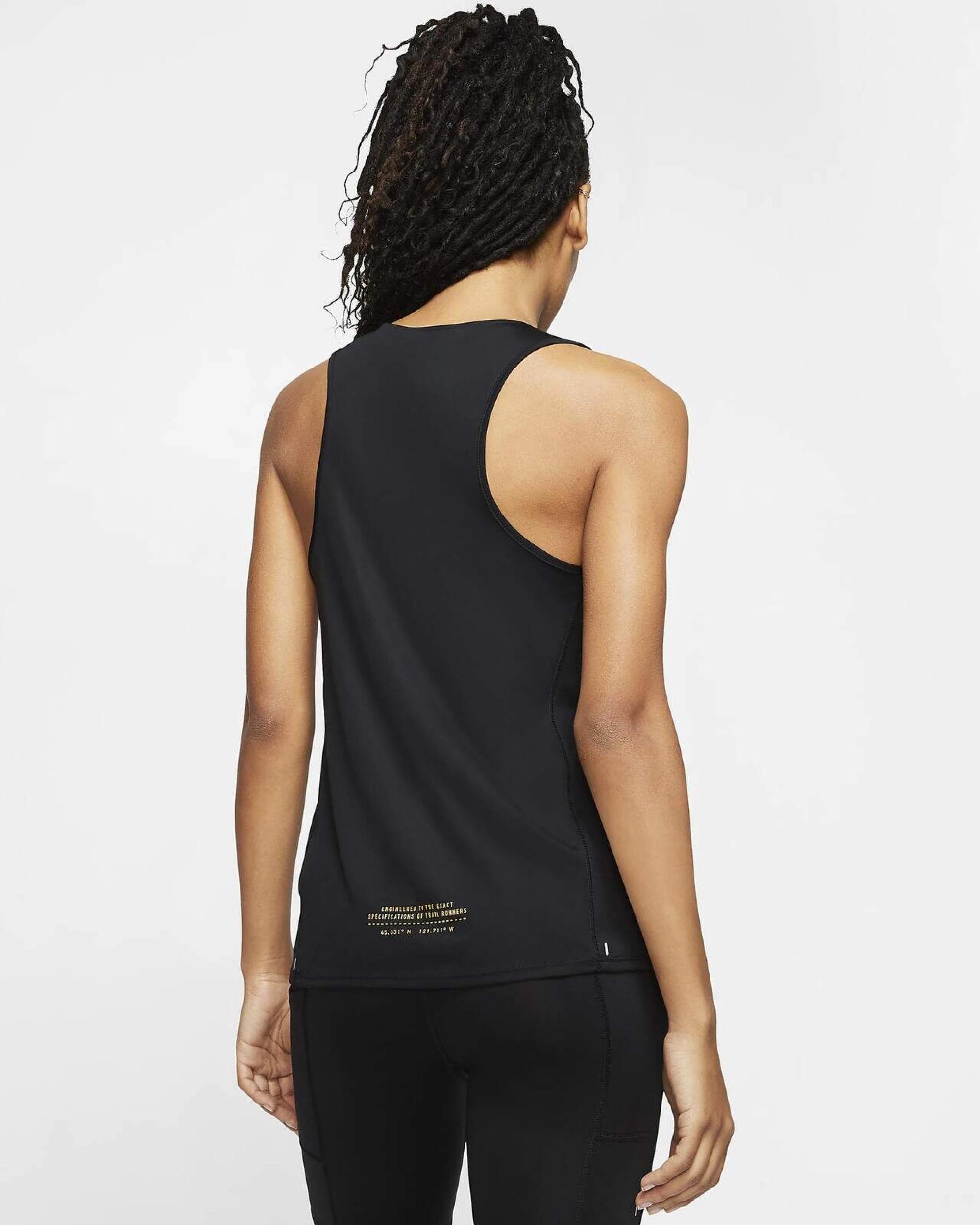 2 Nike Trail City Sleek Womens Running Top Tank vest Reflective Logo , 2 of 4